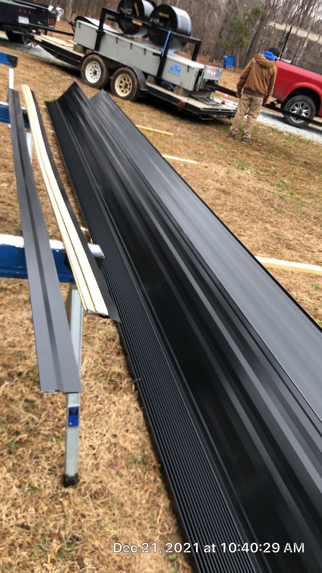 Custom Home Metal Roof Installation by Just In Time Roofing and Restoration
