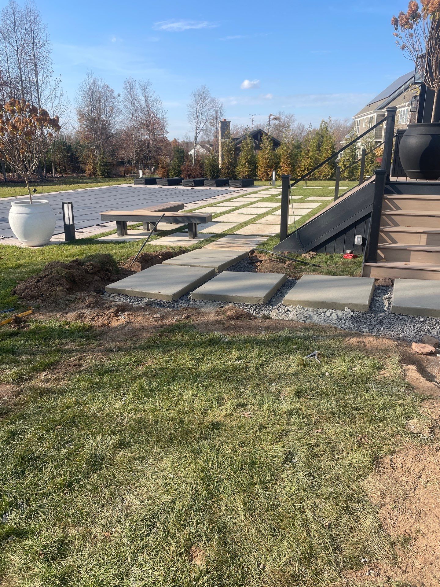 Custom Pool Deck and Patio in Ambler, PA by Architectural Concrete Design