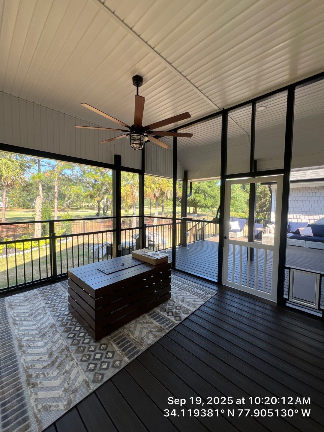 Back Porch Addition in Beau Rivage  by RGR Construction and Roofing, LLC