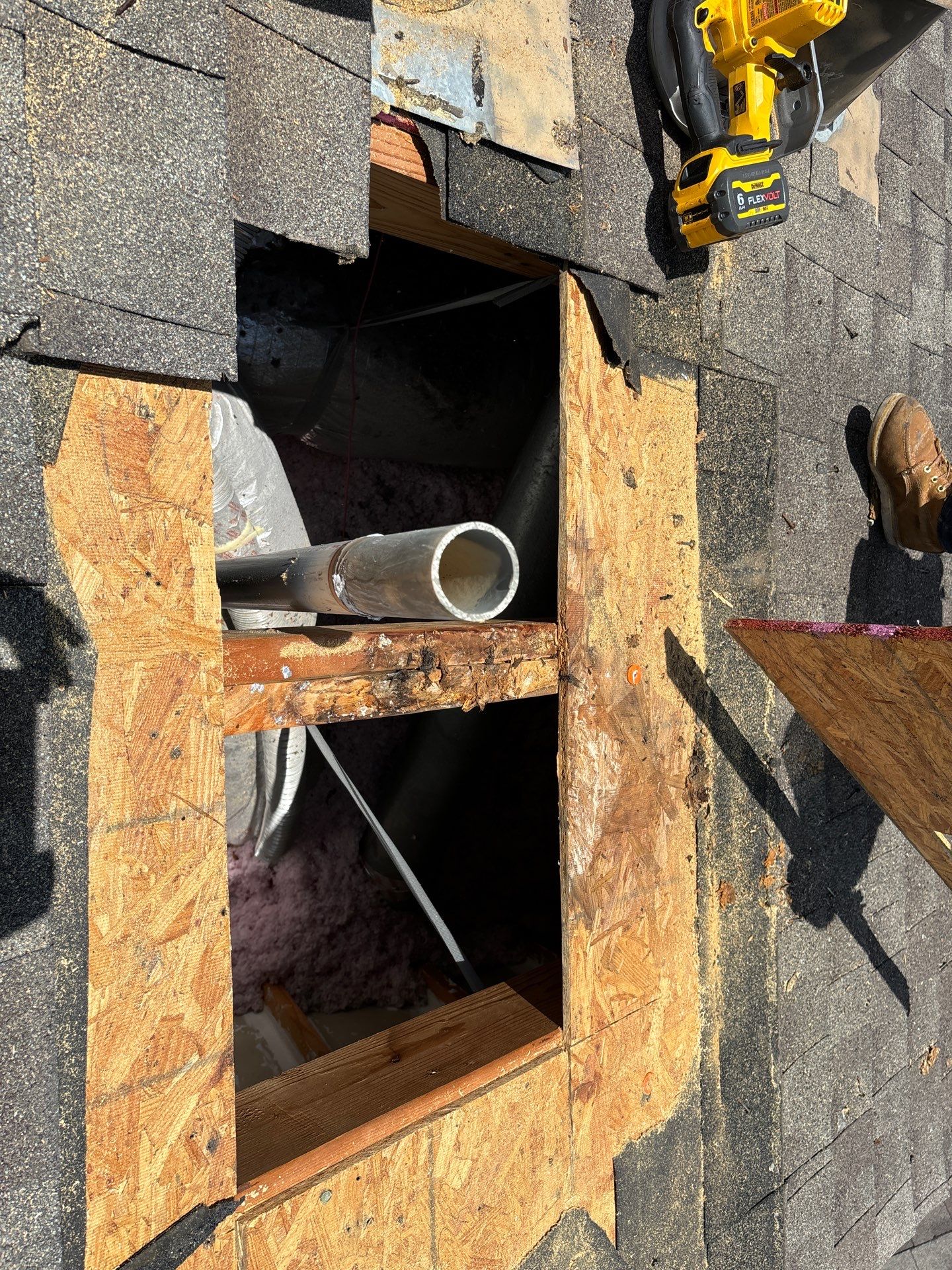 Hail Damage using Owen's Corning Duration (Lifetime) Shingles by Roof Repair Company