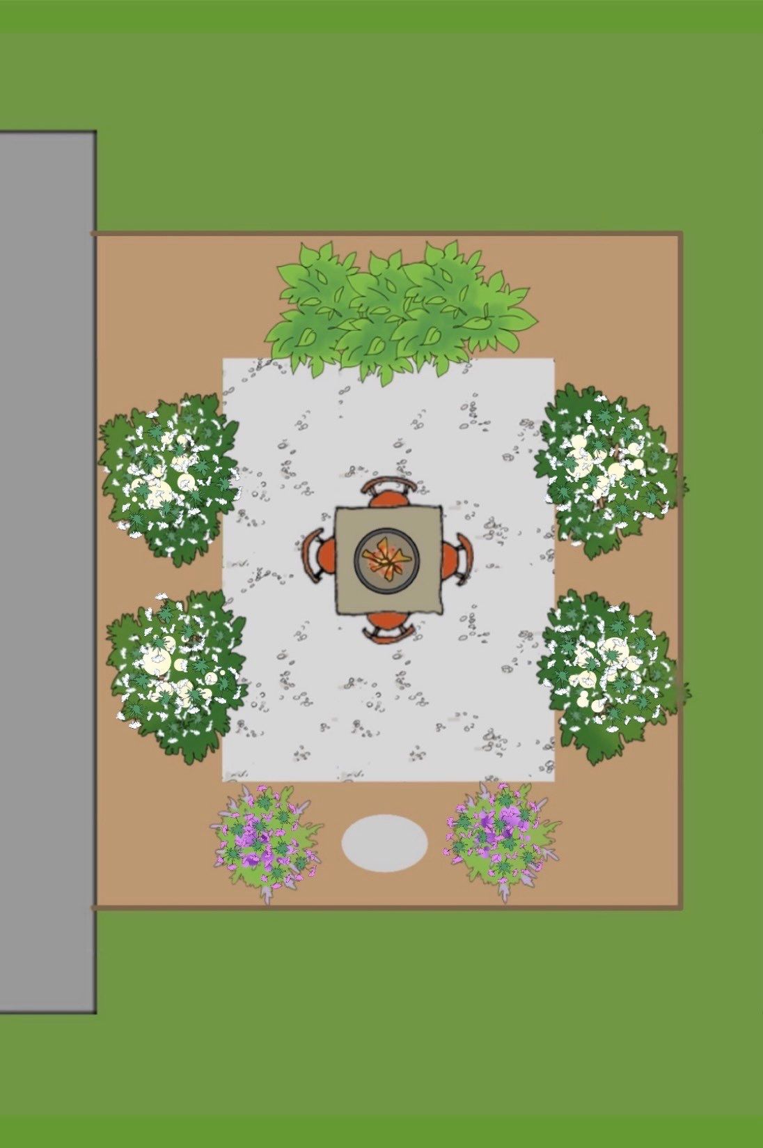 Patio Bed Install by Elm Rose Gardens