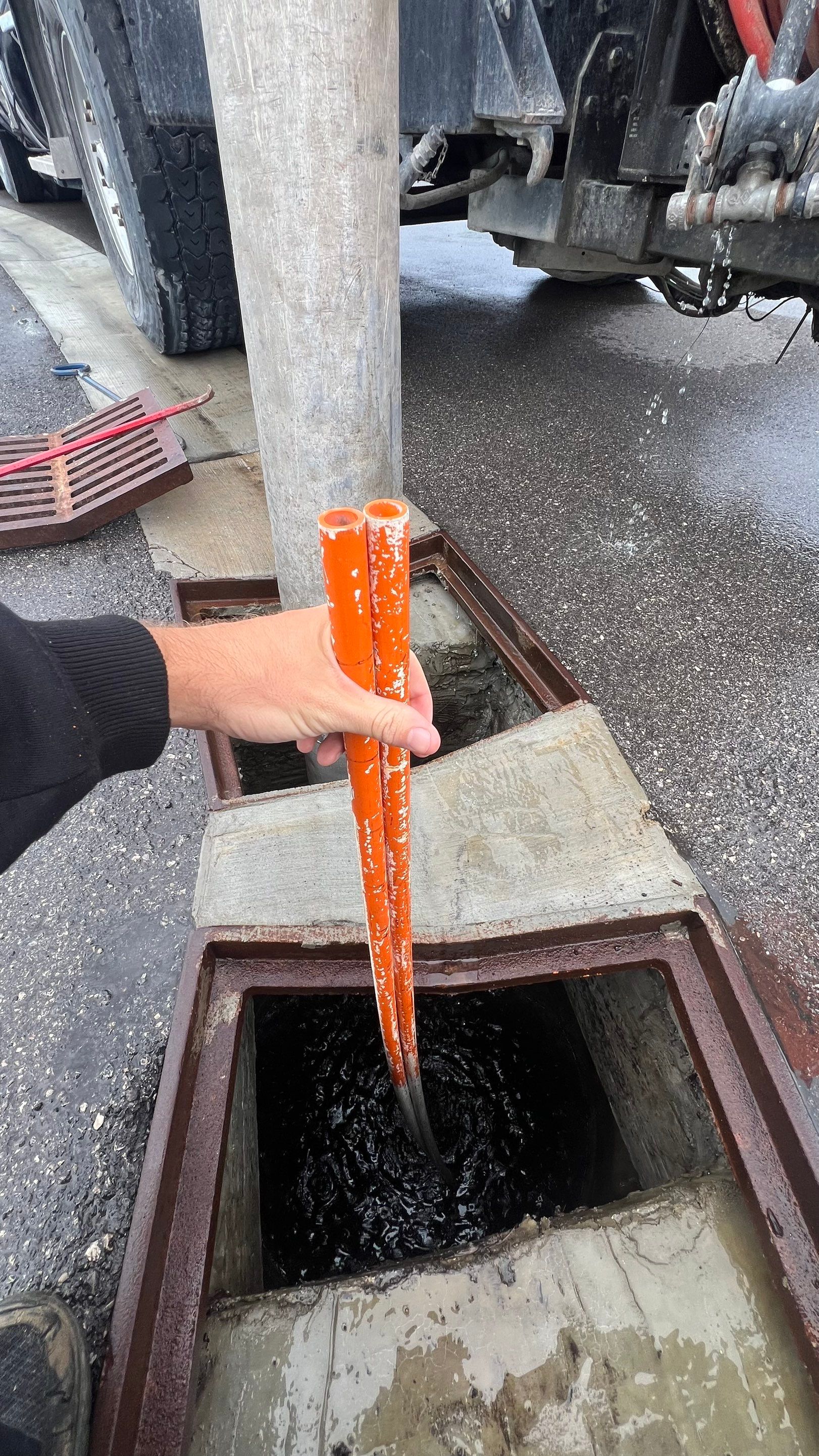New Construction Apartment Complex Catch Basin Cleaning by APS Power & Water