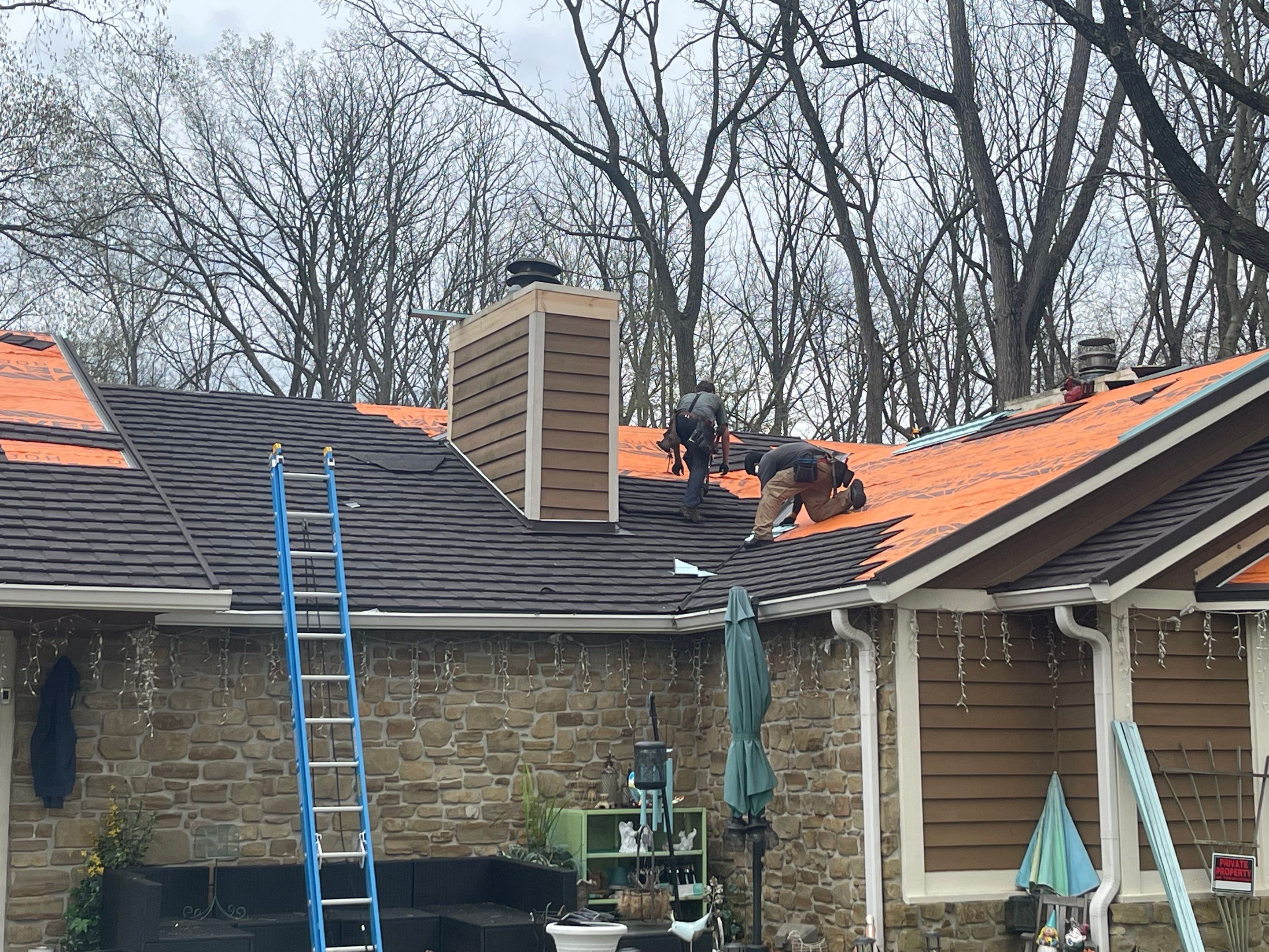 Stone Coated Metal Shingle Roof Replacement – Indianapolis, IN by 4Ever Metal Roofing
