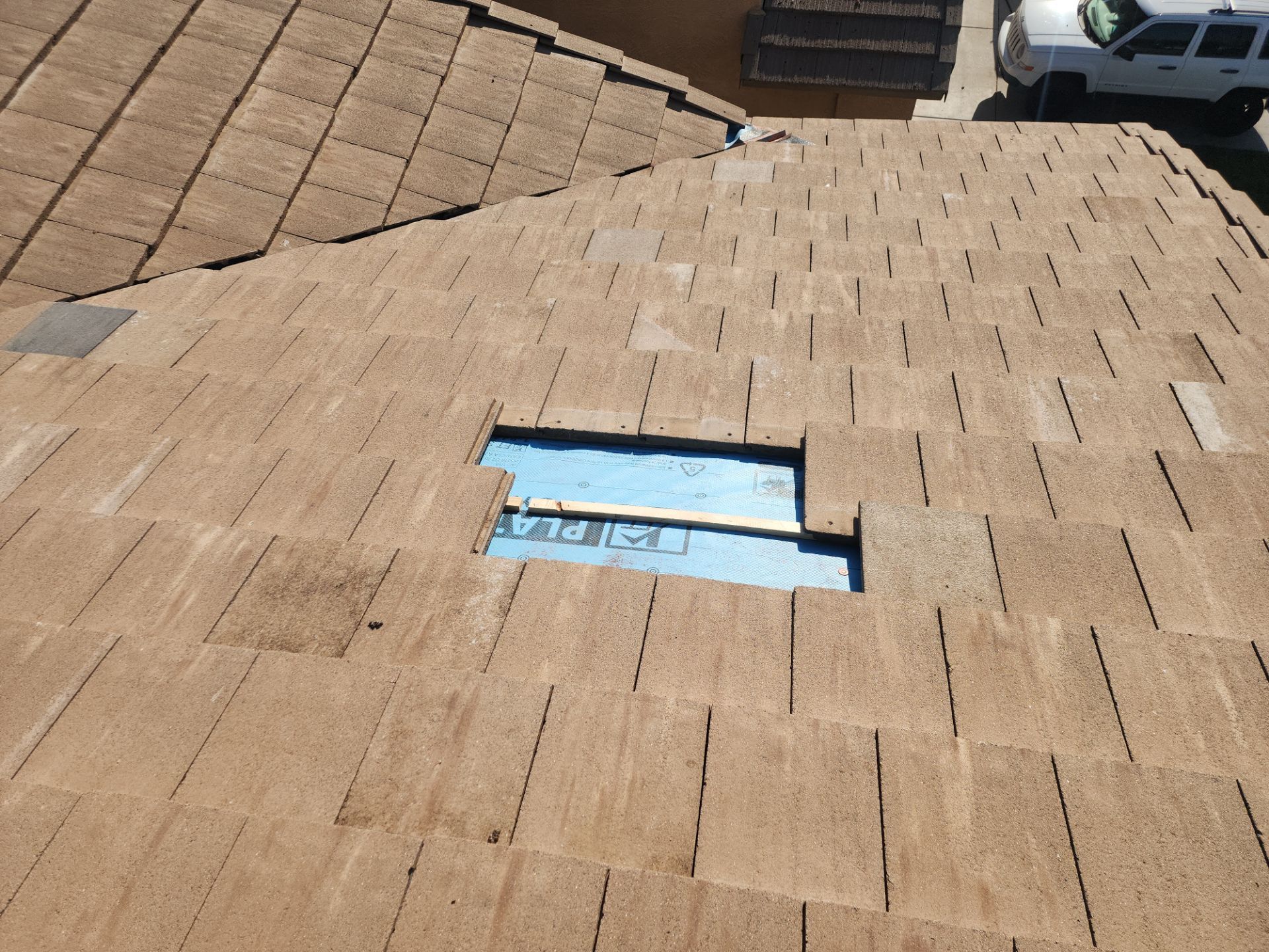 Sandstone Beige Concrete Tile by Reimagine Roofing