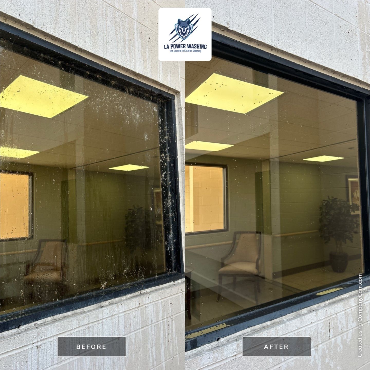 Commercial Exterior Windows cleaning 