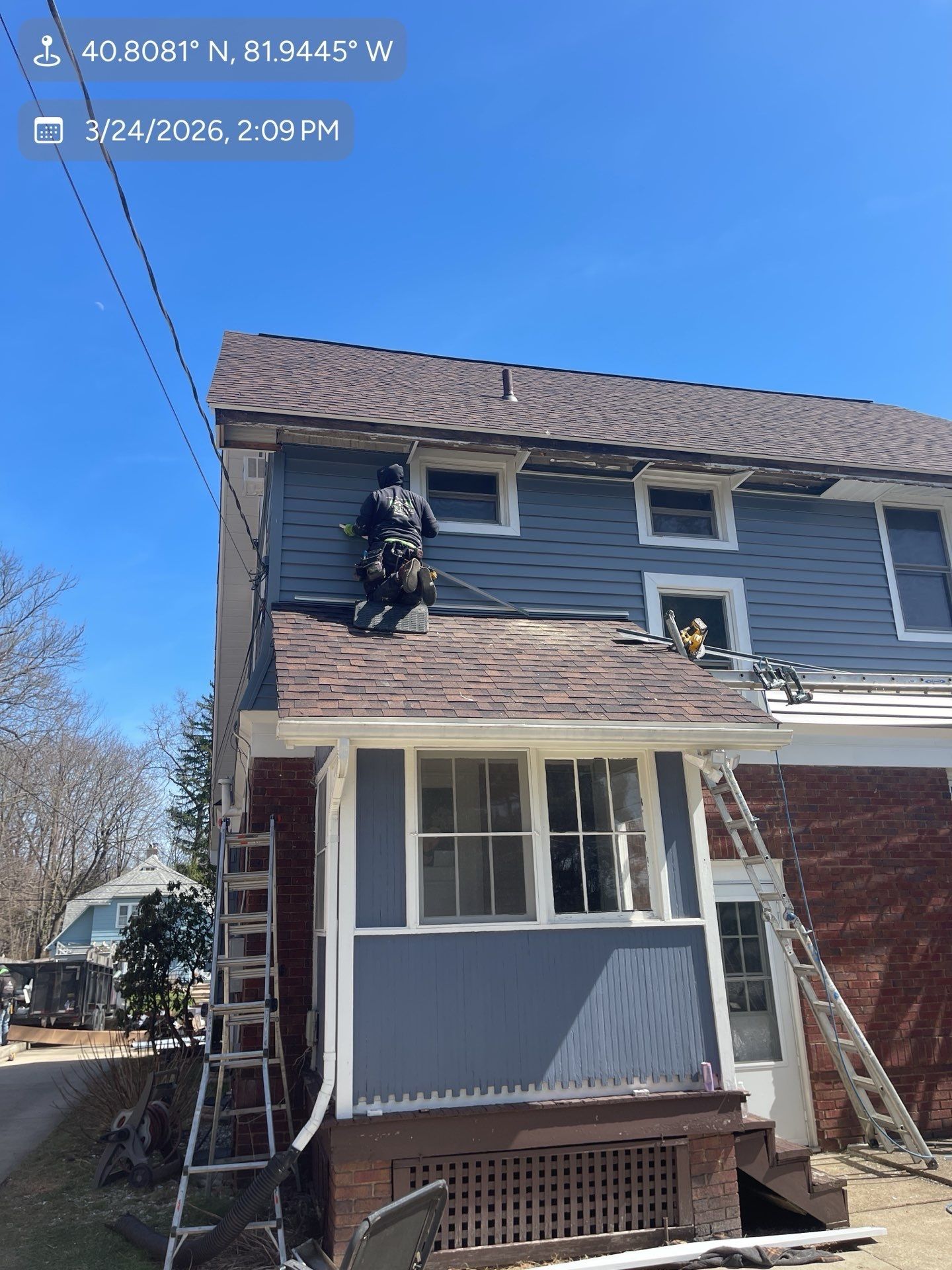 The Ultimate Wooster Makeover: Brownwood & Blue Beauty by Cornerstone Roofing And Siding