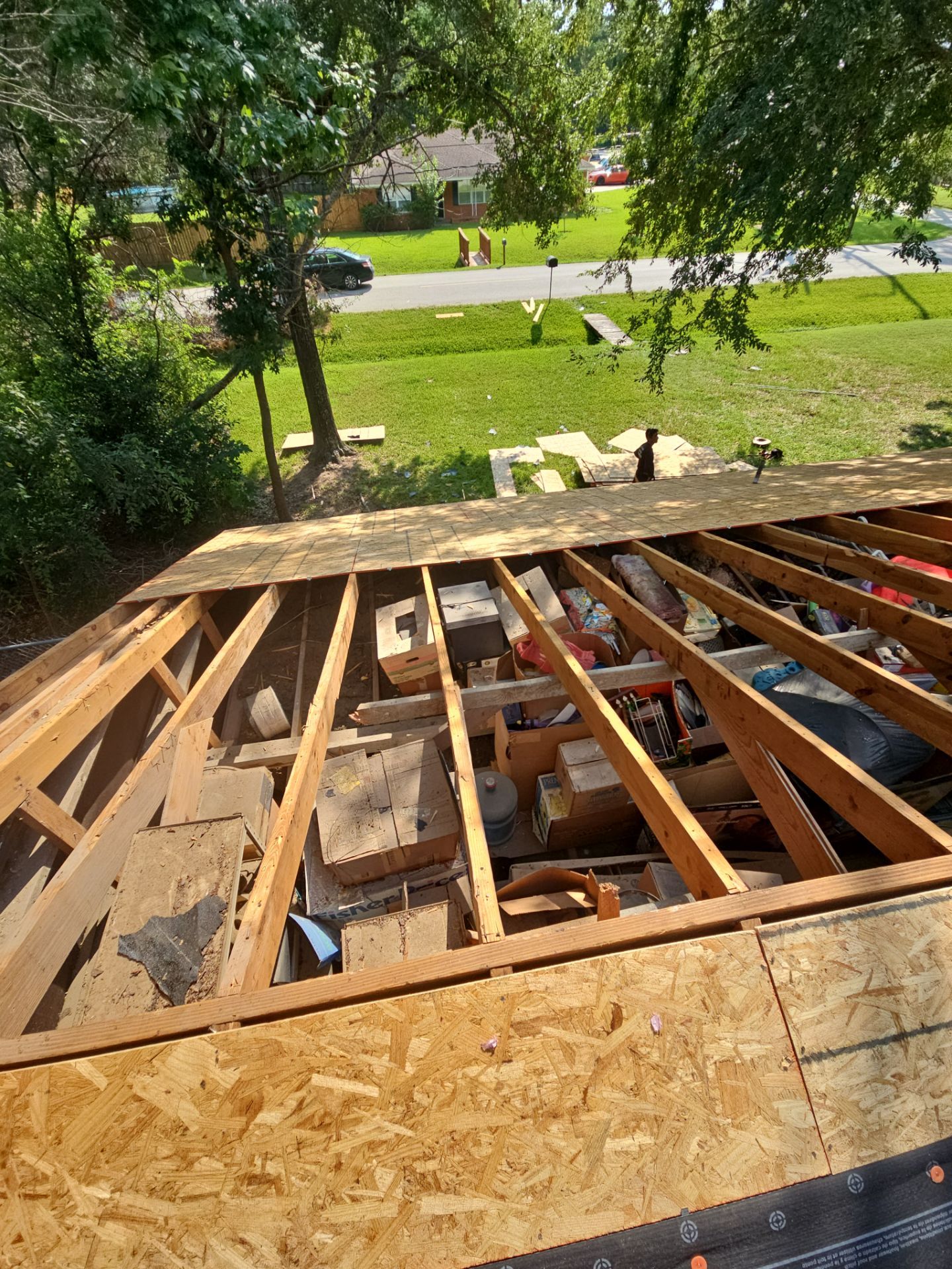 Residential Roofing Installation using Owen's Corning Duration (Lifetime) Shingles by Roof Repair Company