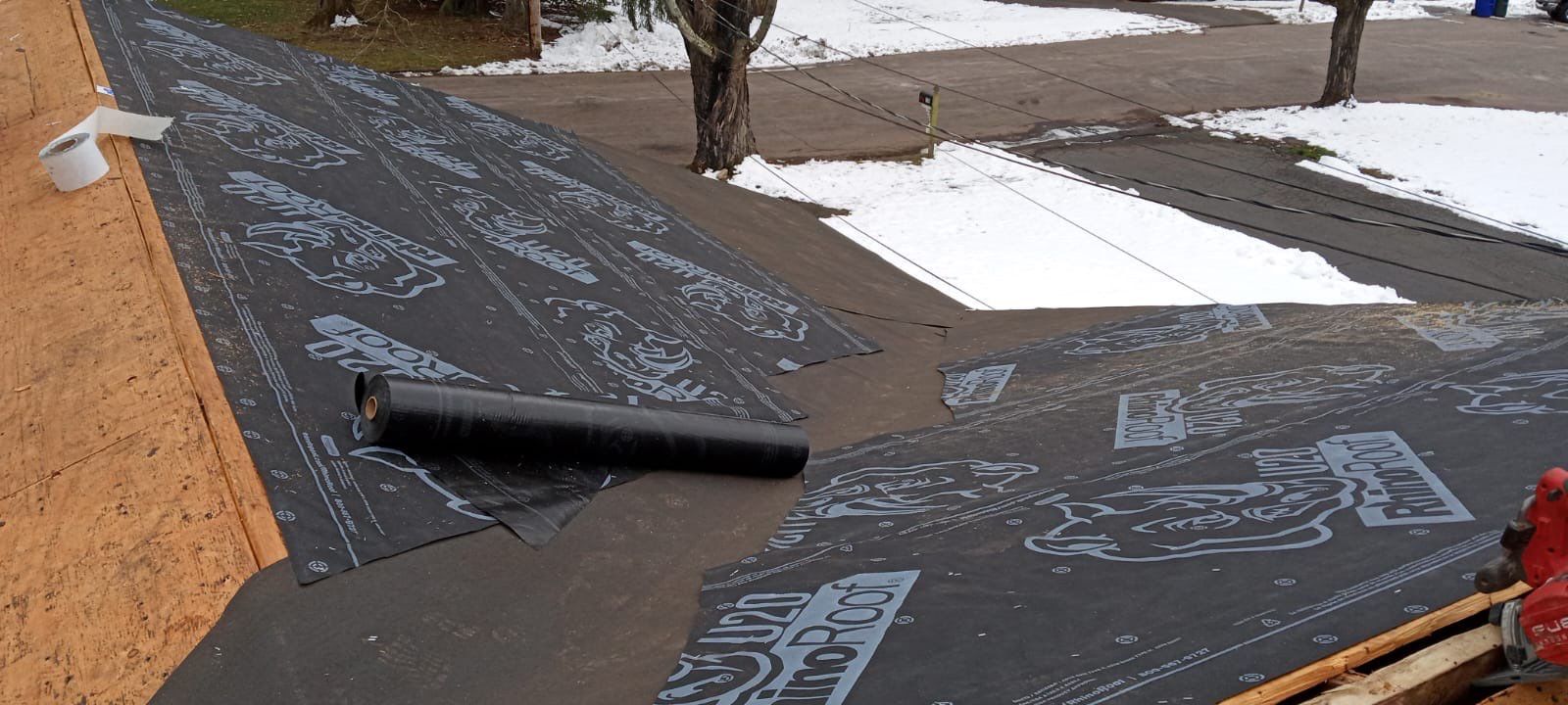 Residential Roofing Installation using Owens Corning Duration Estate Gray by A Plus Exterior