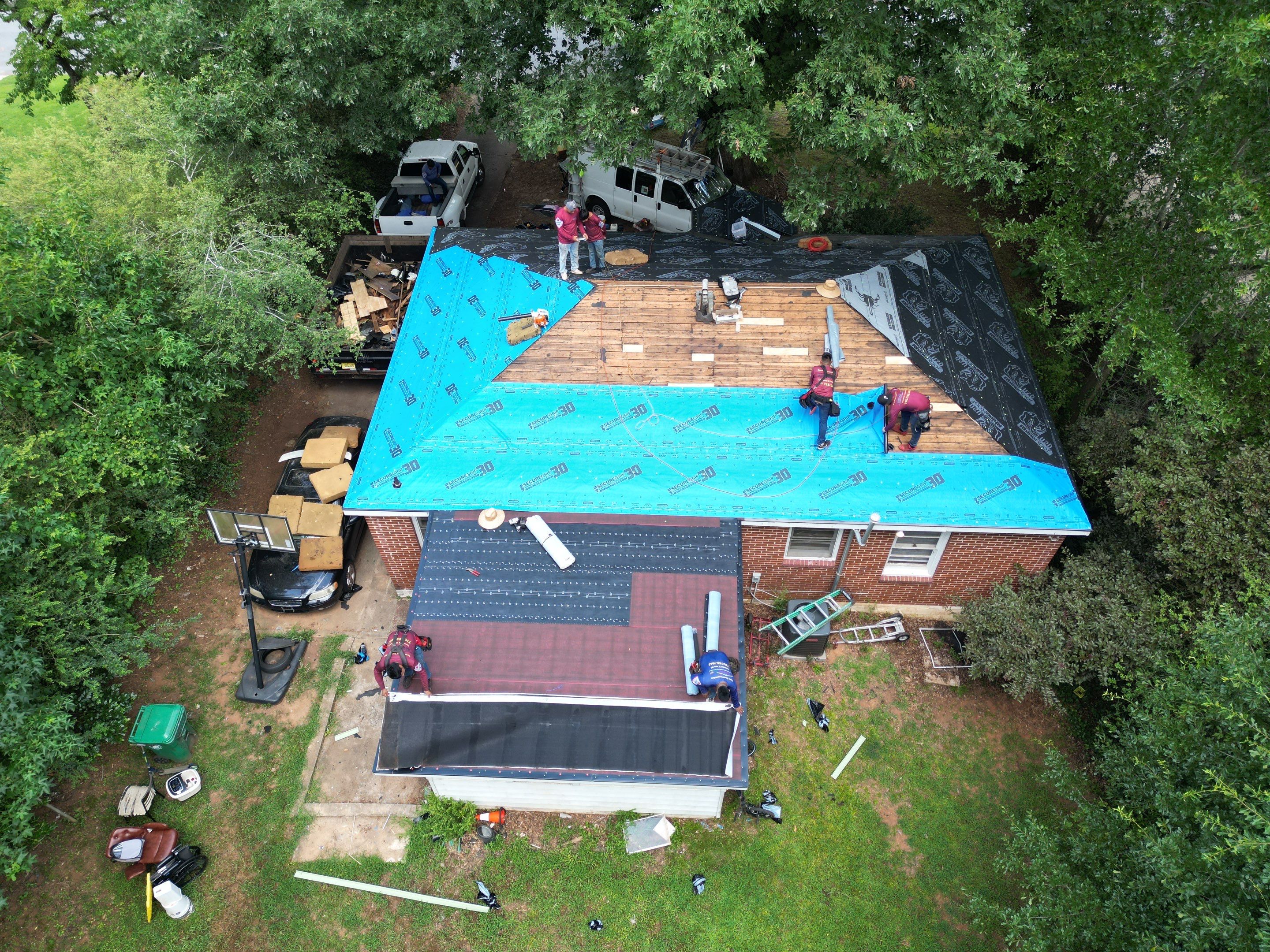 Roof replacement by Deerfield Roofing LLC