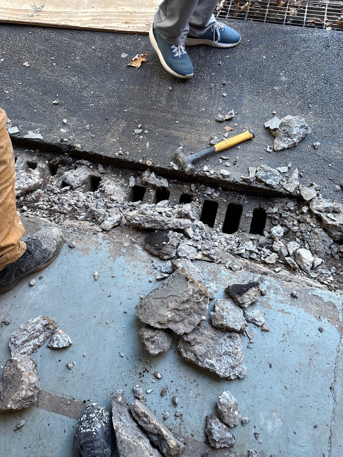 Garage + Steps + structural Repair Project in Pittsburgh by Floors in a Day, Inc