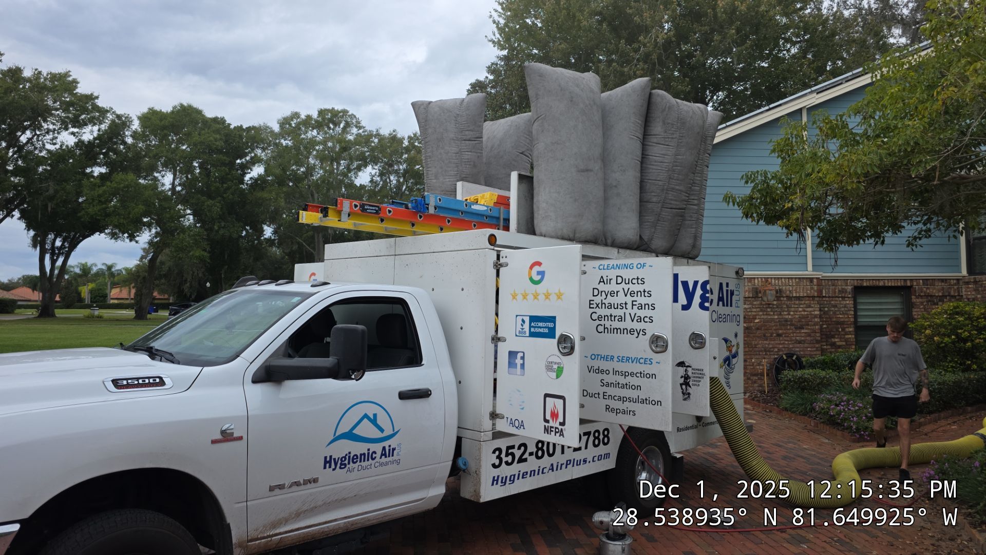 Chimney Sweep and Repair in Winter Garden by Hygienic Air, Inc