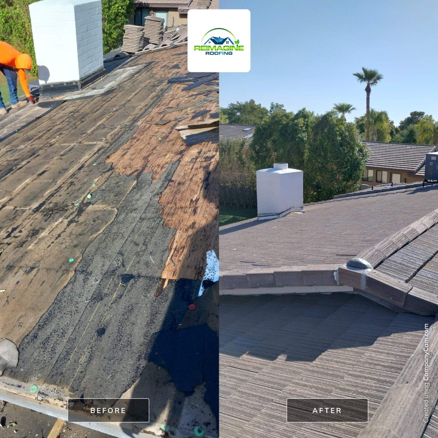 Driftwood Concrete Tile by Reimagine Roofing