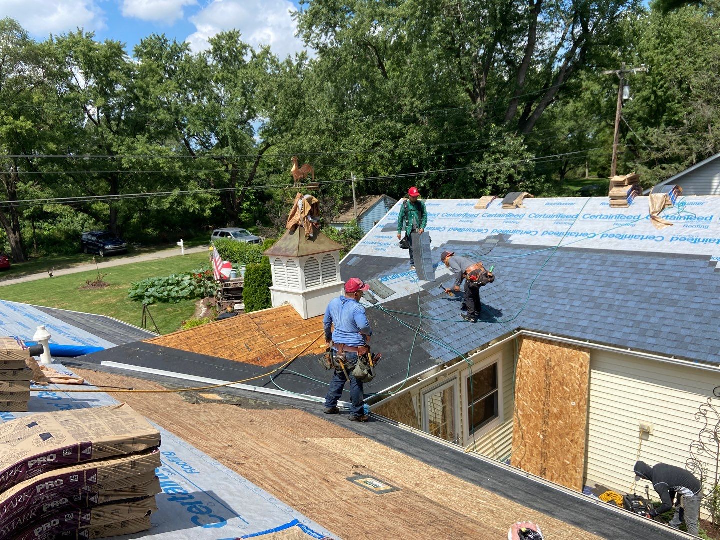 Roof Replacement using CertainTeed Landmark by 180 Contractors