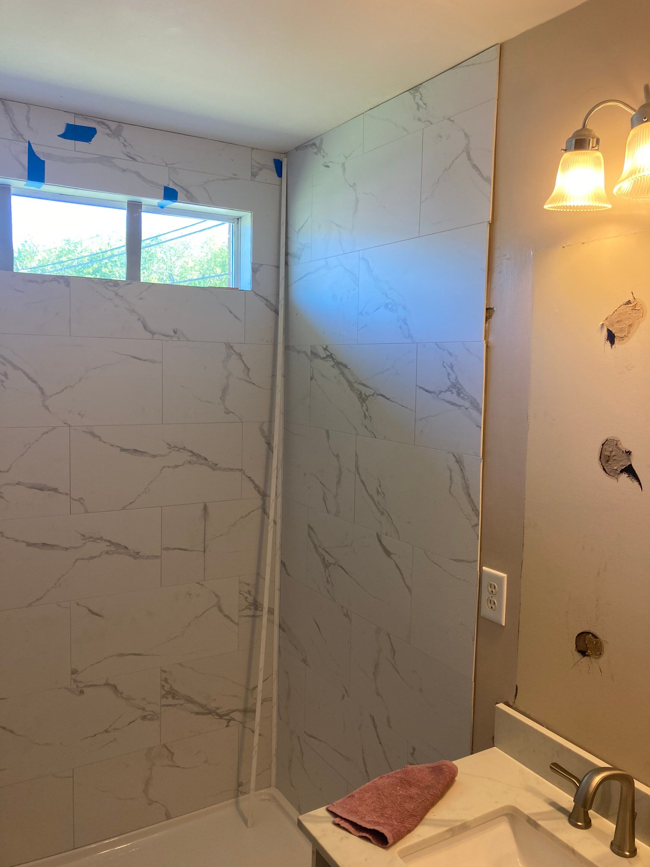 Hickory Point - Bathroom Update by Pillar and Pine