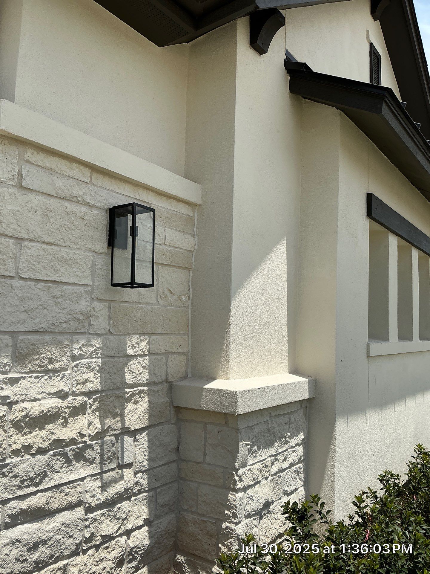 Magnolia Craftsmanship: Stucco and Foam Accents with Stone Integration by Apex Conventional Stucco Llc