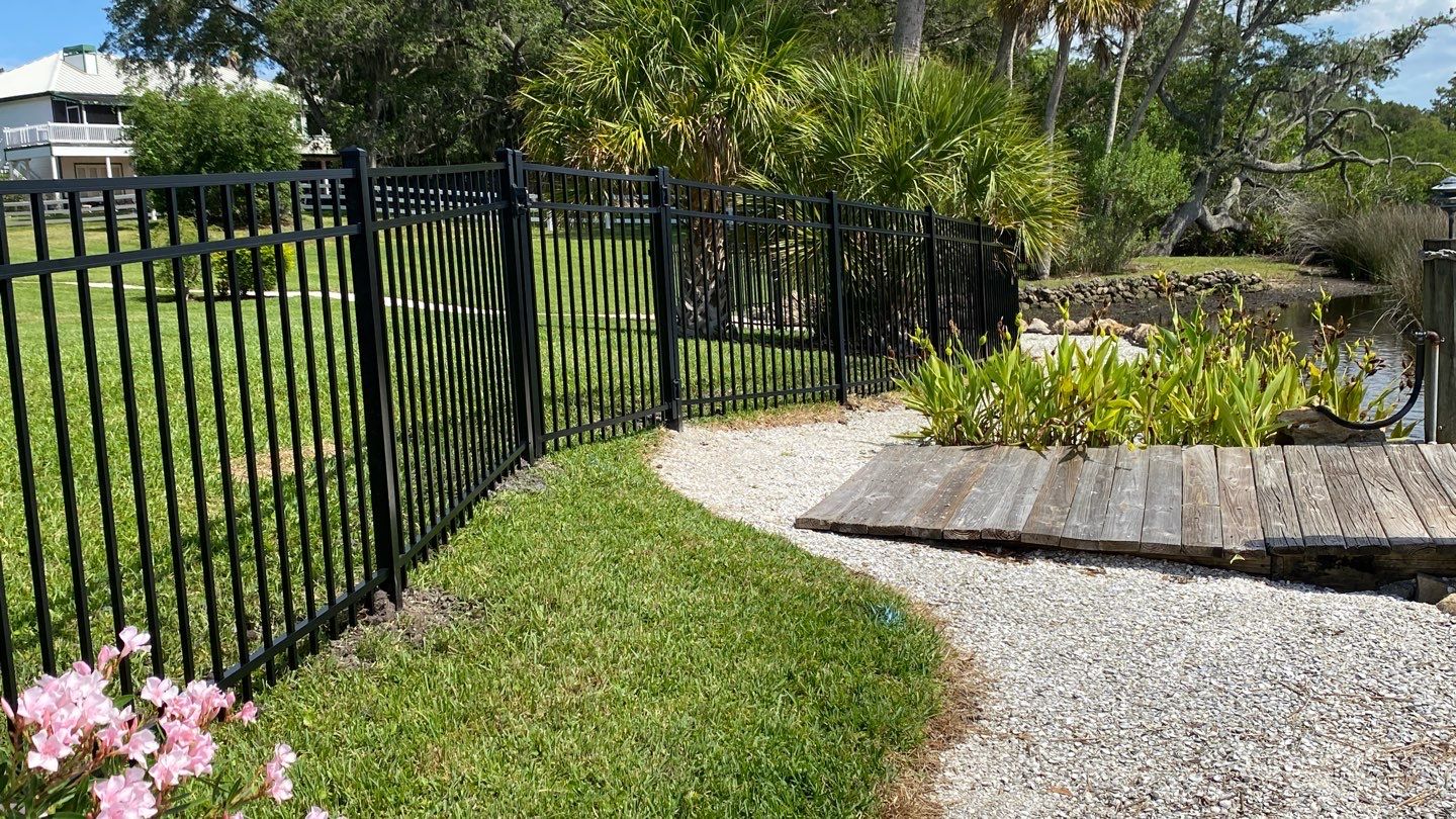 Bradenton, FL 4ft. Tall 3-Rail Ranch Rail and 4ft. Tall 3-Rail Black Aluminum Fence by Asap fence and gates, LLC