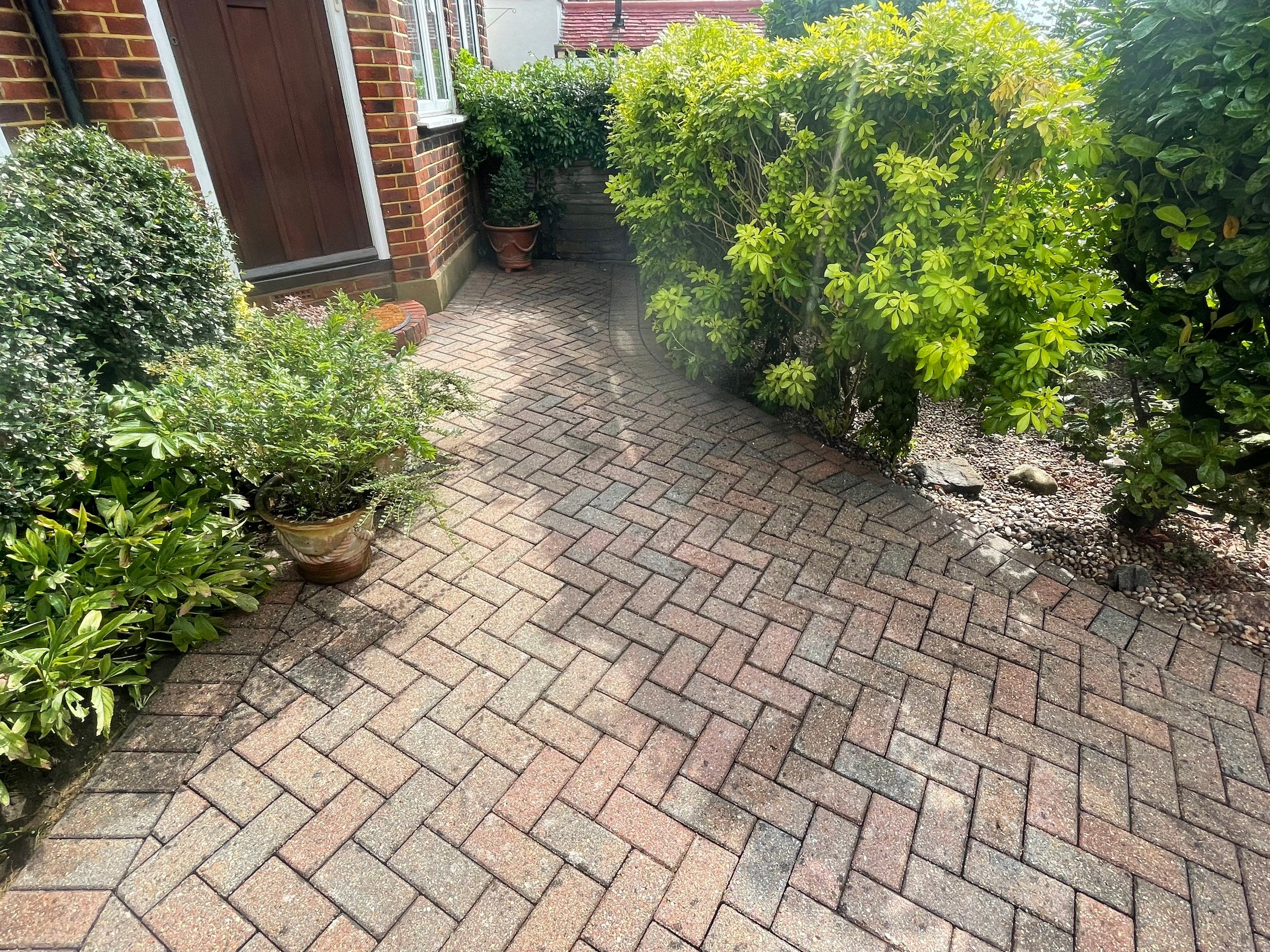 Roof and Driveway Clean using Honda 15lpm Low Pressure Washing Machine by Ges Exterior Cleaning ltd