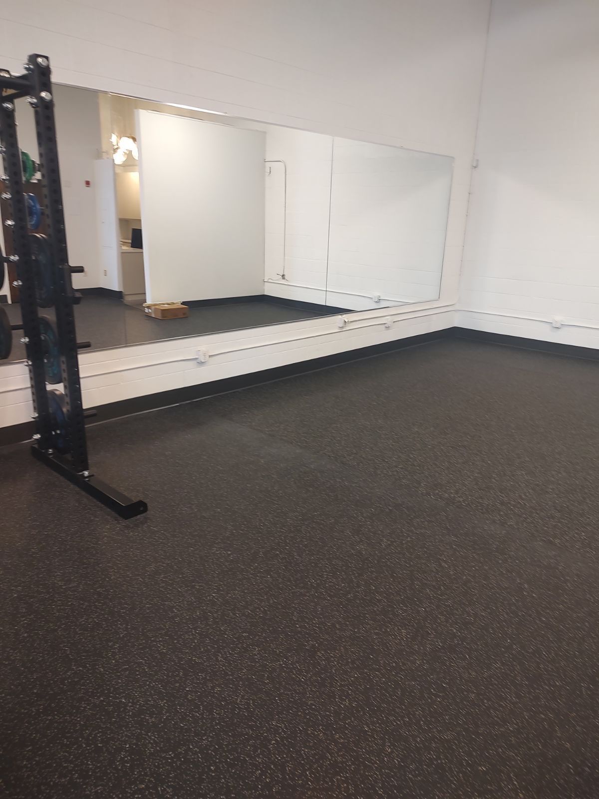 Rubber Gym Floor for local Trainer by Footprints Floors of East Atlanta