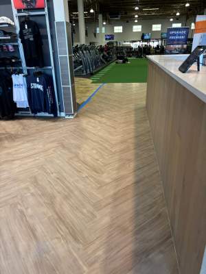 Fairfax OLF - Front desk renovation and flooring upgrades