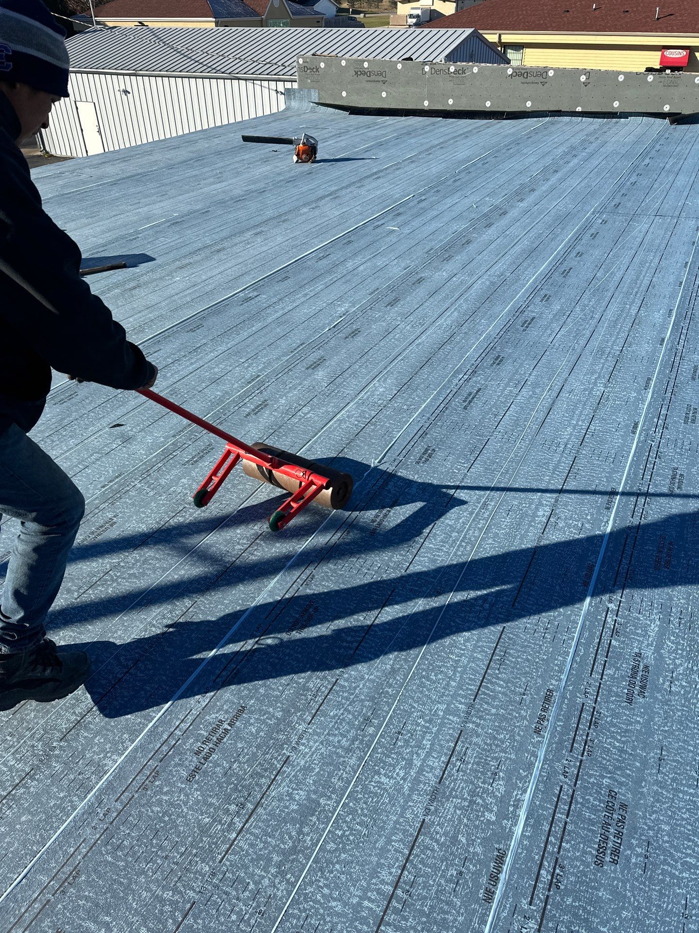 Commercial Roofing using Certainteed Flintastic Self Adhered by Stendahl Services