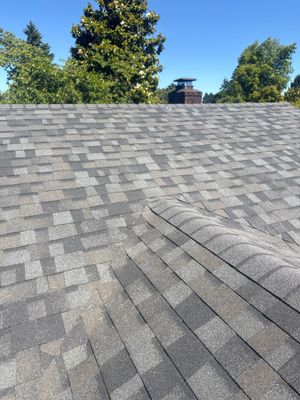 Residential Asphalt Shingle Reroof and Fascia Replacement in Eugene