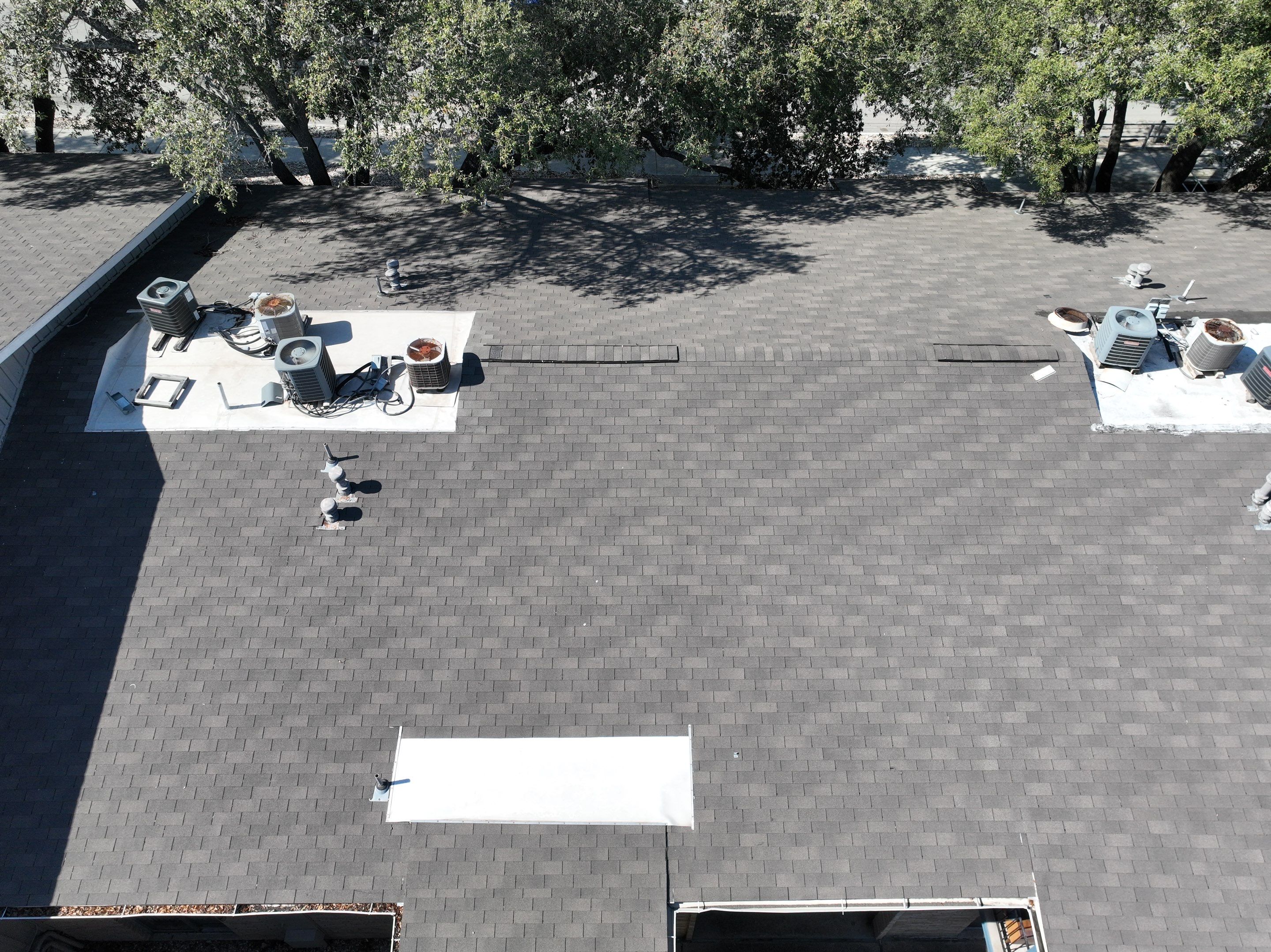 Commercial Roof Inspection using Drone Inspection by Premier Roofing and Contracting