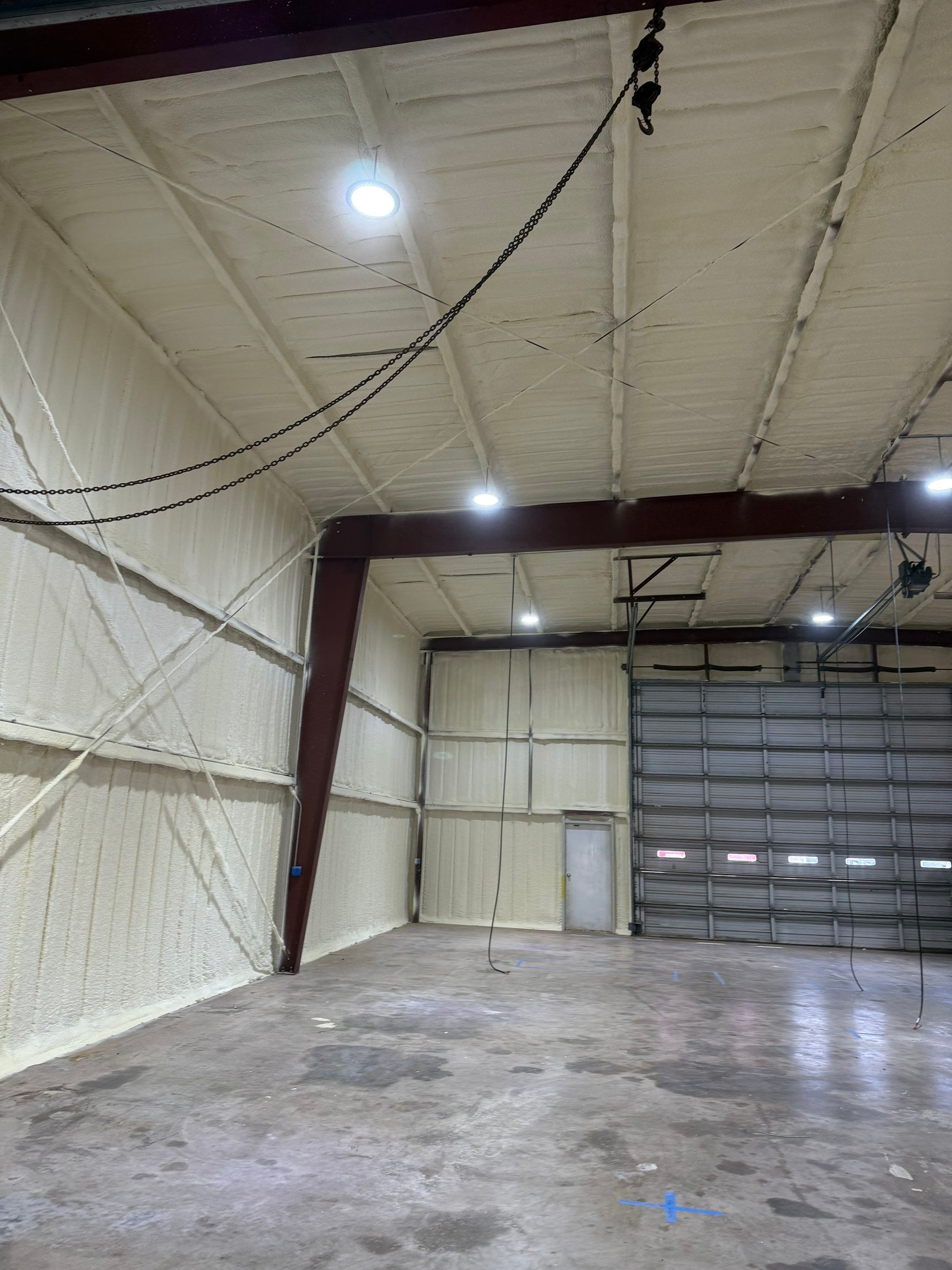 Closed cell on metal building by Kool Foam LLC 
