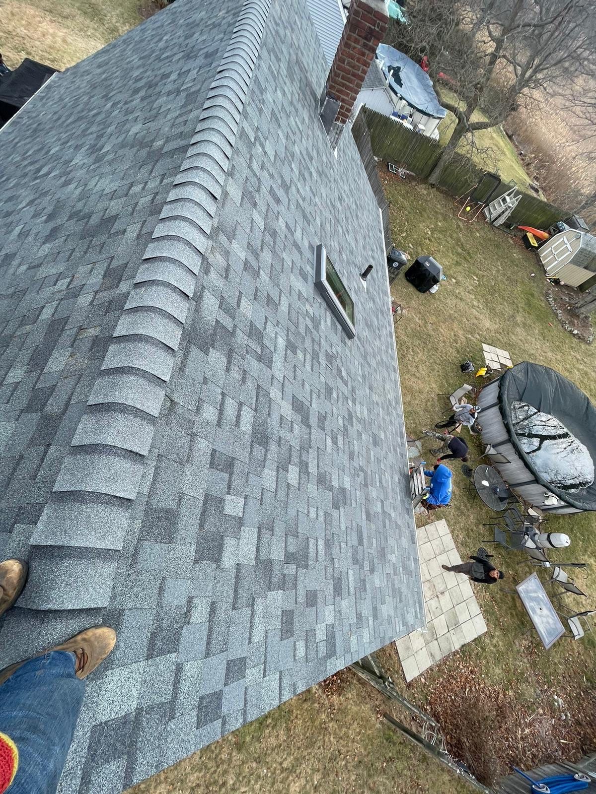 Residential Roofing Installation using Owens Corning TruDefinition Duration - Estate Gray by A Plus Exterior