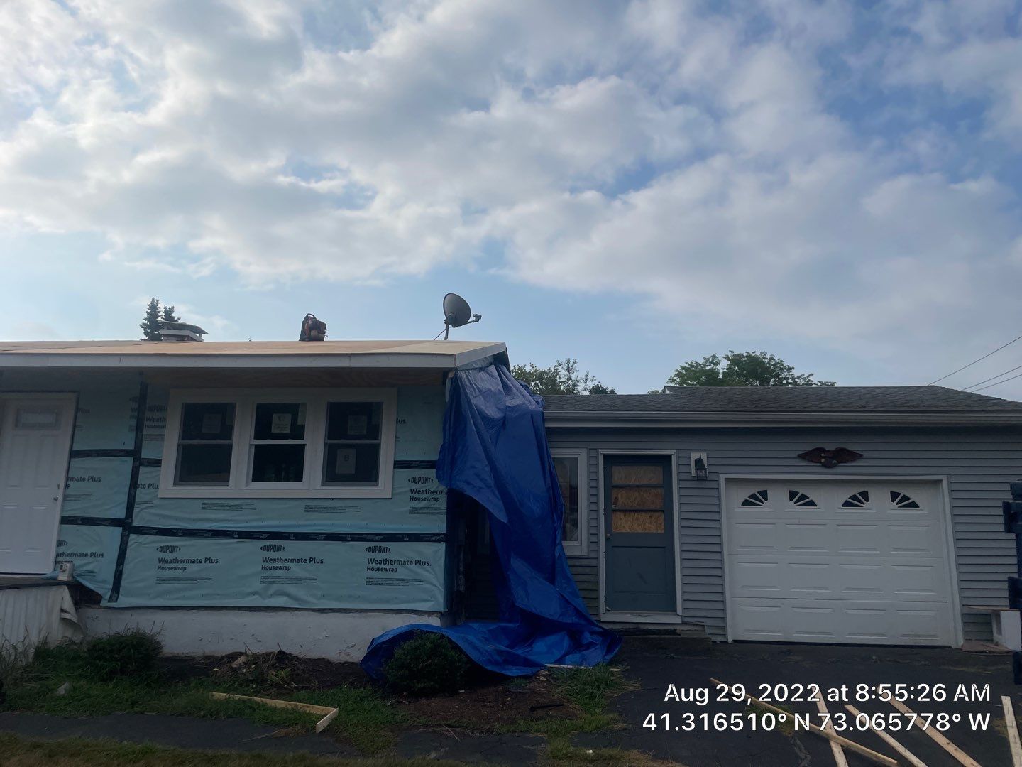 Fire Damage using Certainteed Mainsteet D4 and Owens corning quarry gray by A Plus Exterior