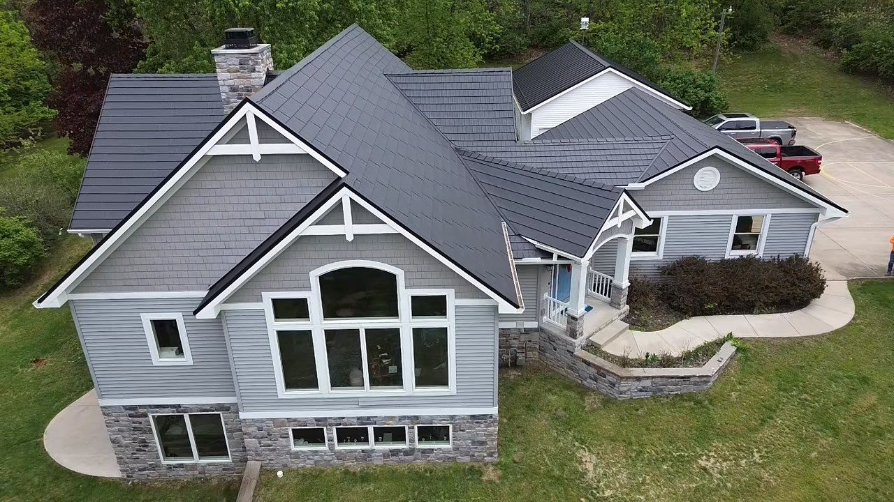 Luxury Metal Roof Transformation in Goshen, IN by 4Ever Metal Roofing