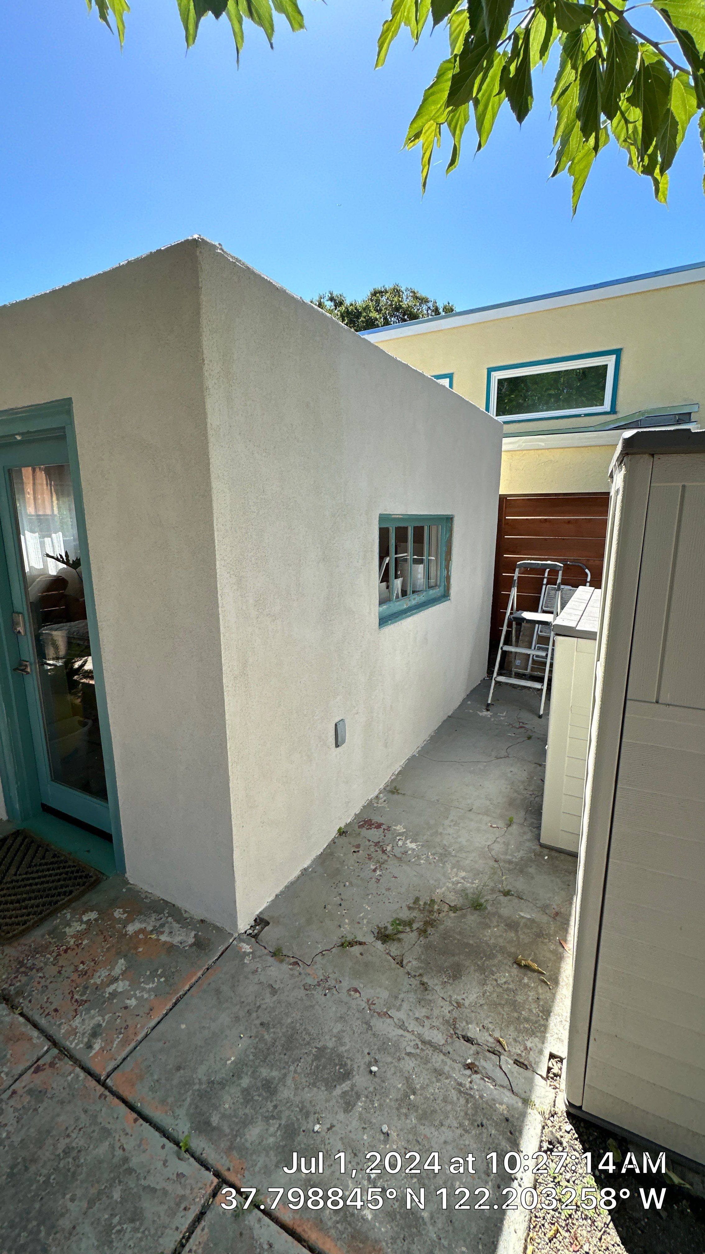 Exterior Transformation with Fresh Stucco and elastomeric system for waterproofing by Herrera’s Bay Area Painting inc.