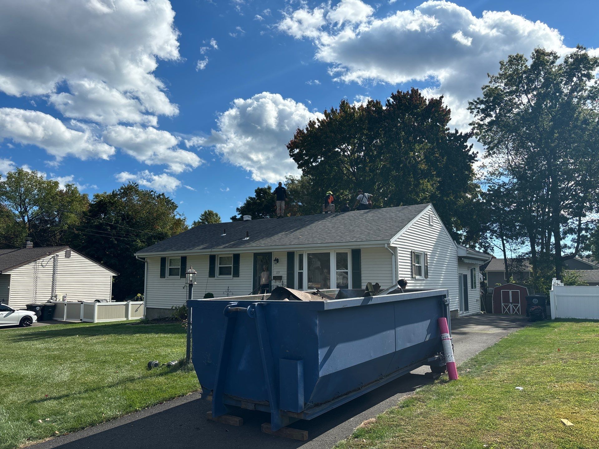 Residential Roofing Installation using Owens Corning TruDefinition Duration AR - Williamsburg Gray by A Plus Exterior