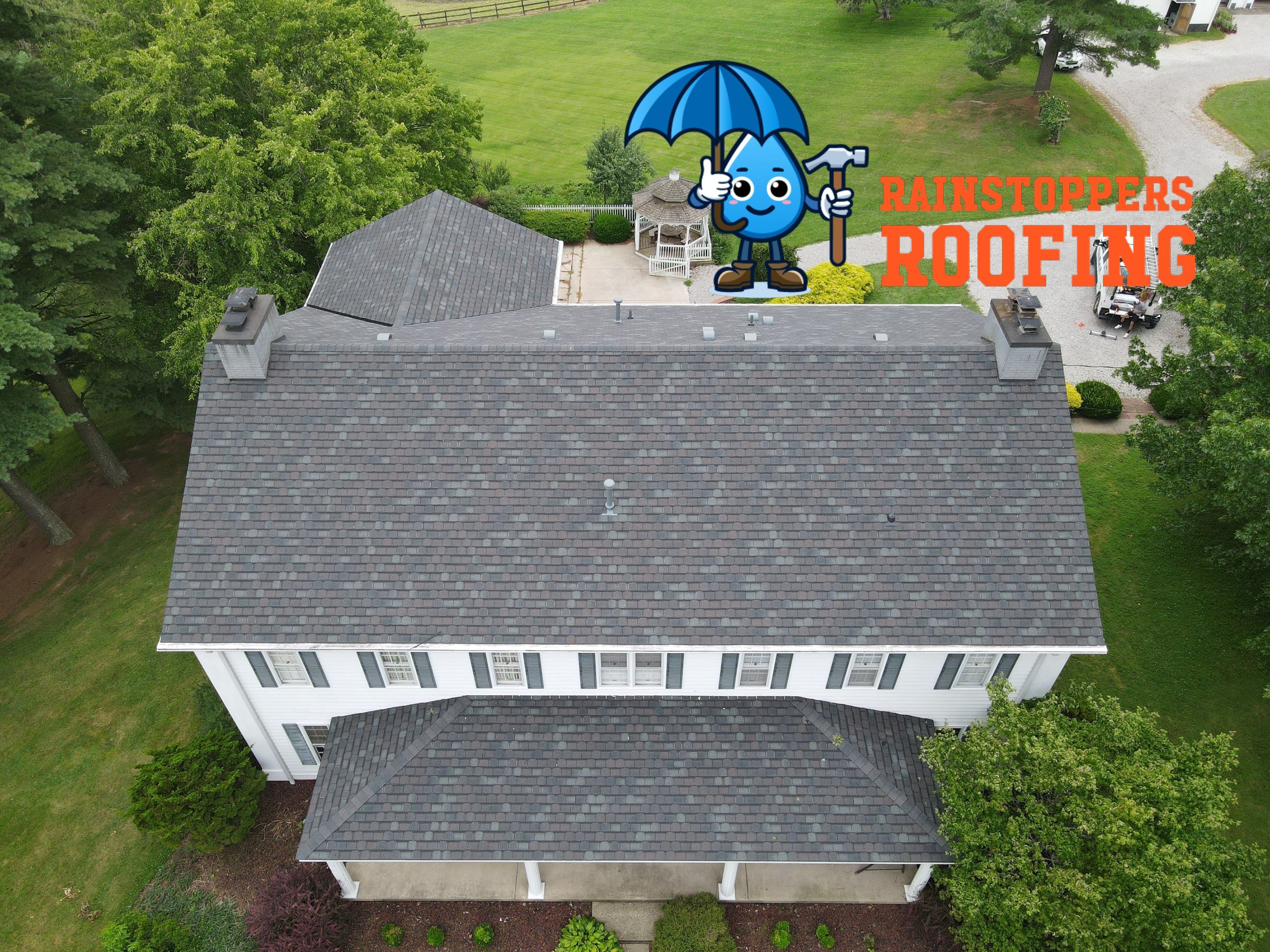 Residential Roofing Installation using GAF Timberline HDZ by Rainstoppers Roofing