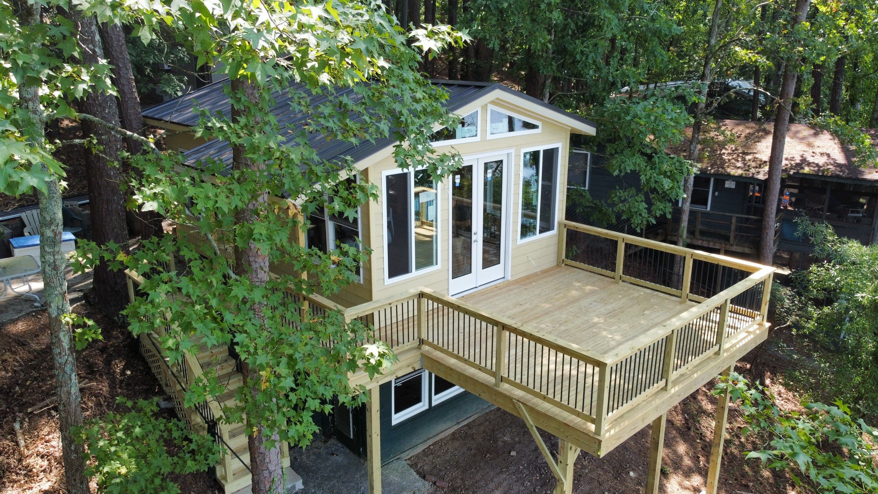 Lakefront Room Addition and Custom Deck Build in Acworth by Swift Home Renovations 