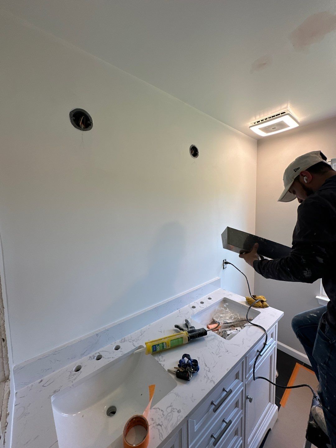 Bathroom Project in Marriottsville by Bec Construction Llc