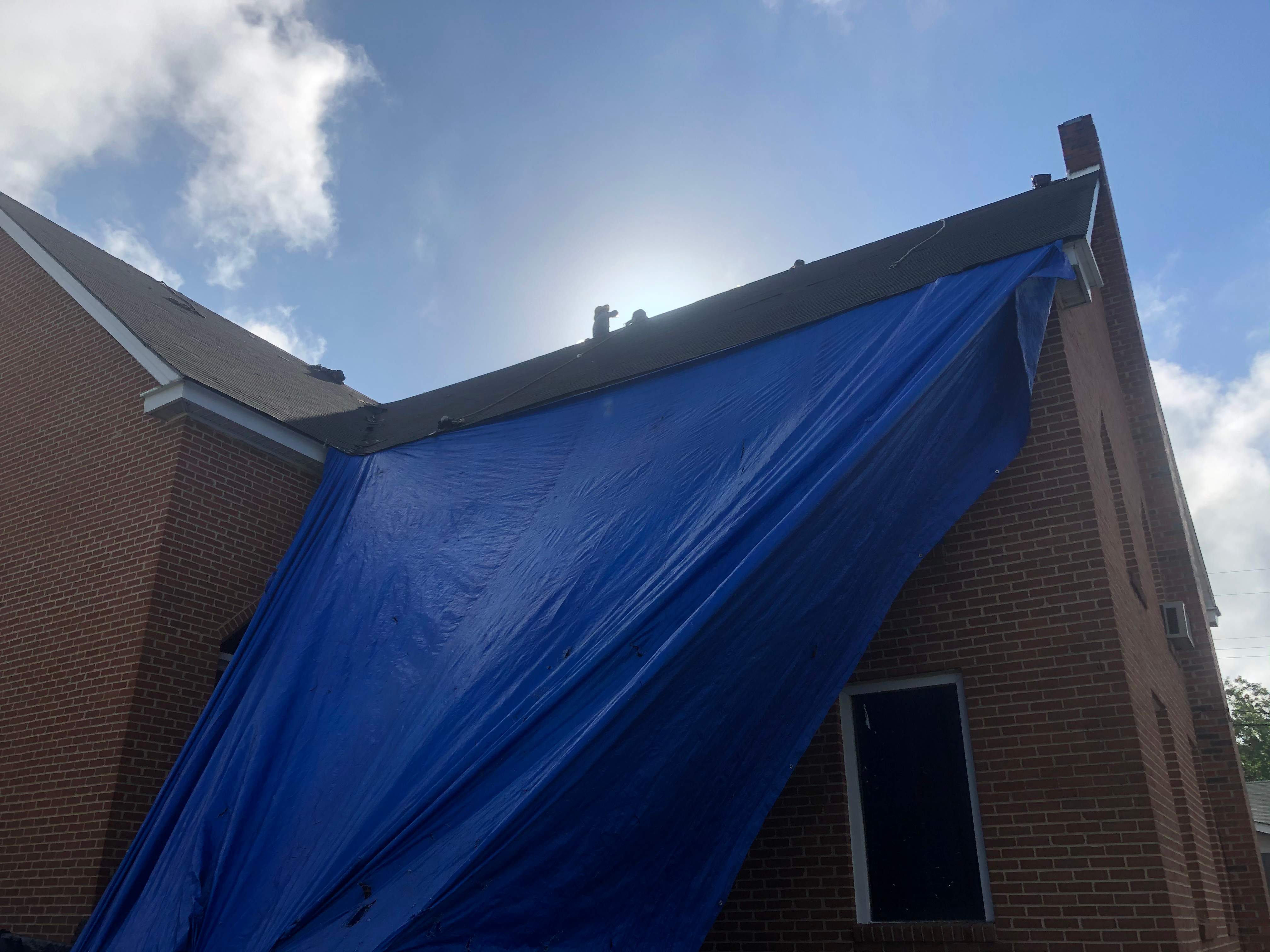 Commercial Roofing Installation - East Laurinburg Baptist Church by American Roofing NC