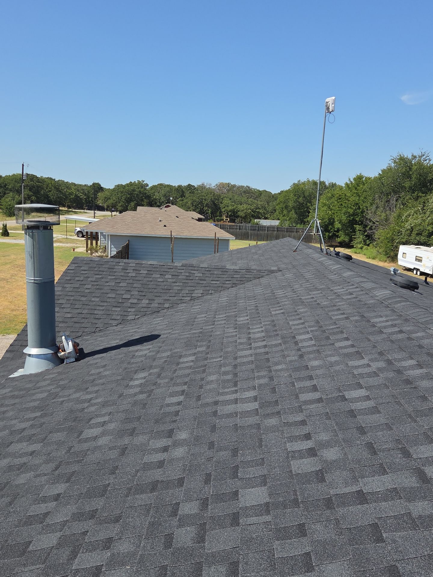 Project in Weatherford by Lonestar Roofing and Restoration LLC.