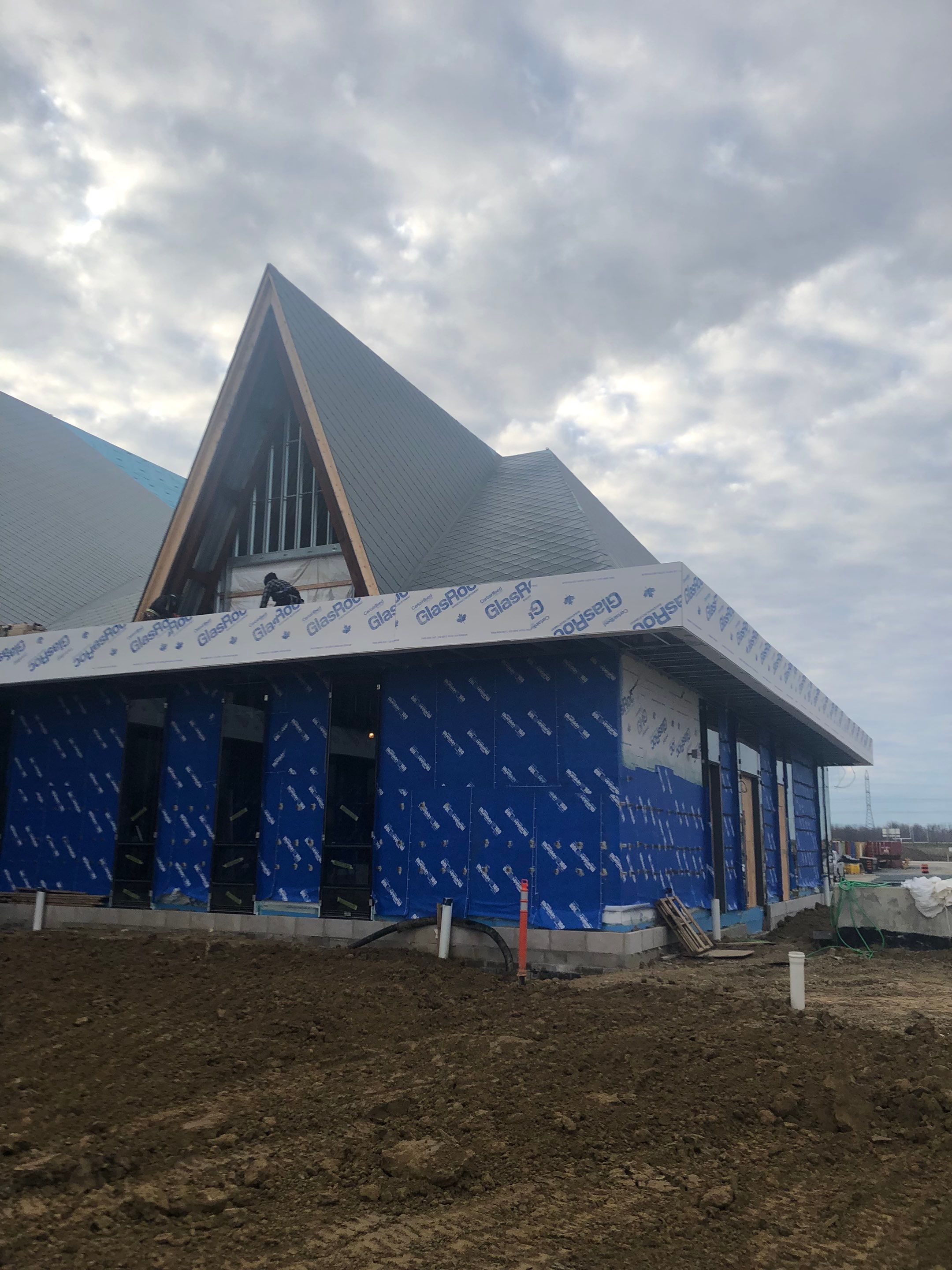 Commercial Roofing Installation using Diamond Tile Metal Shingles , Tpo Flat Roof by Jay Carter Roofing & Sheet Metal