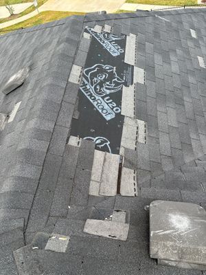 Residential Roofing Repair using Owen's Corning Duration (Lifetime) Shingles