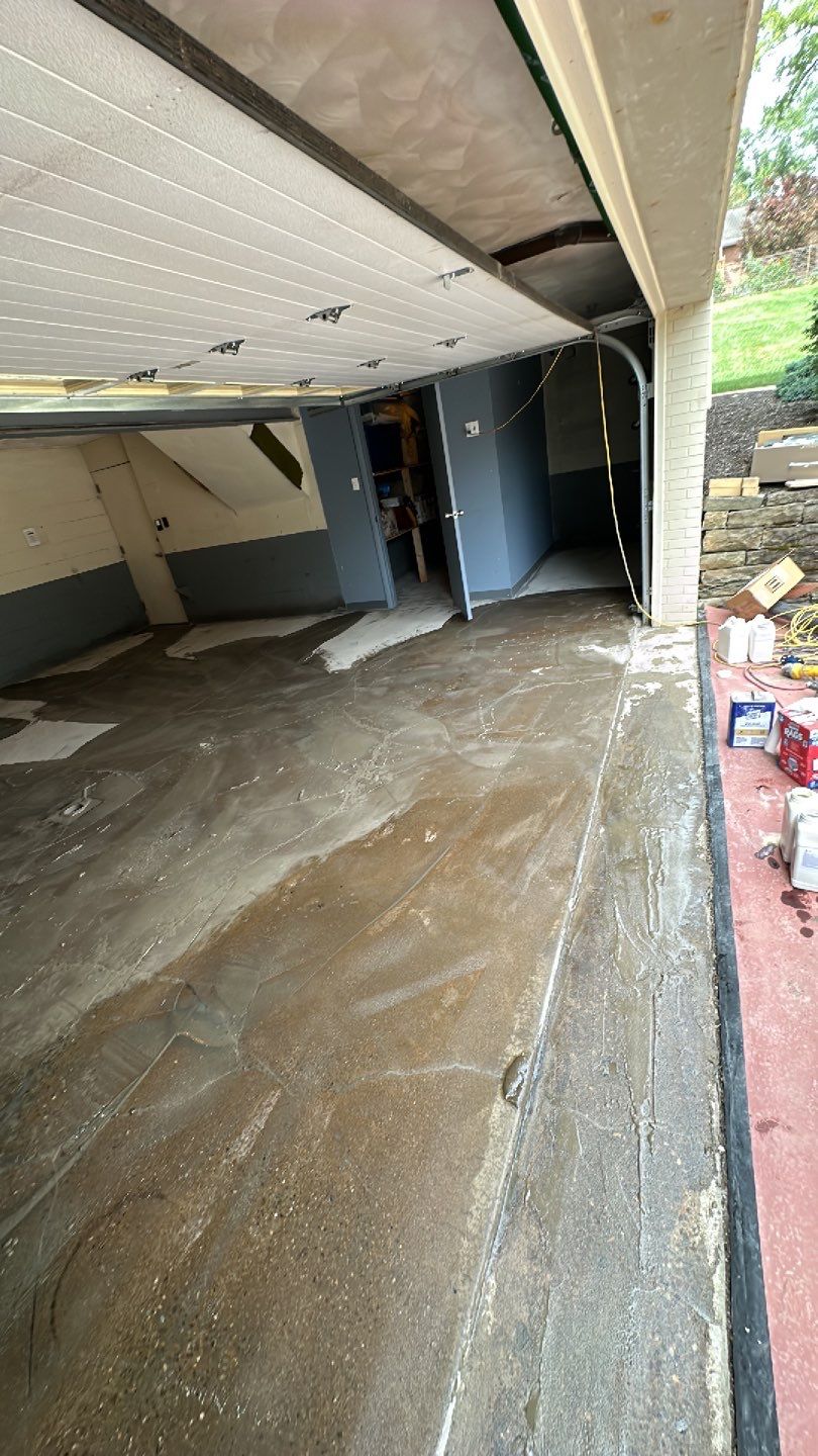 Garage + Porch + Steps Project in Pittsburgh by Floors in a Day, Inc