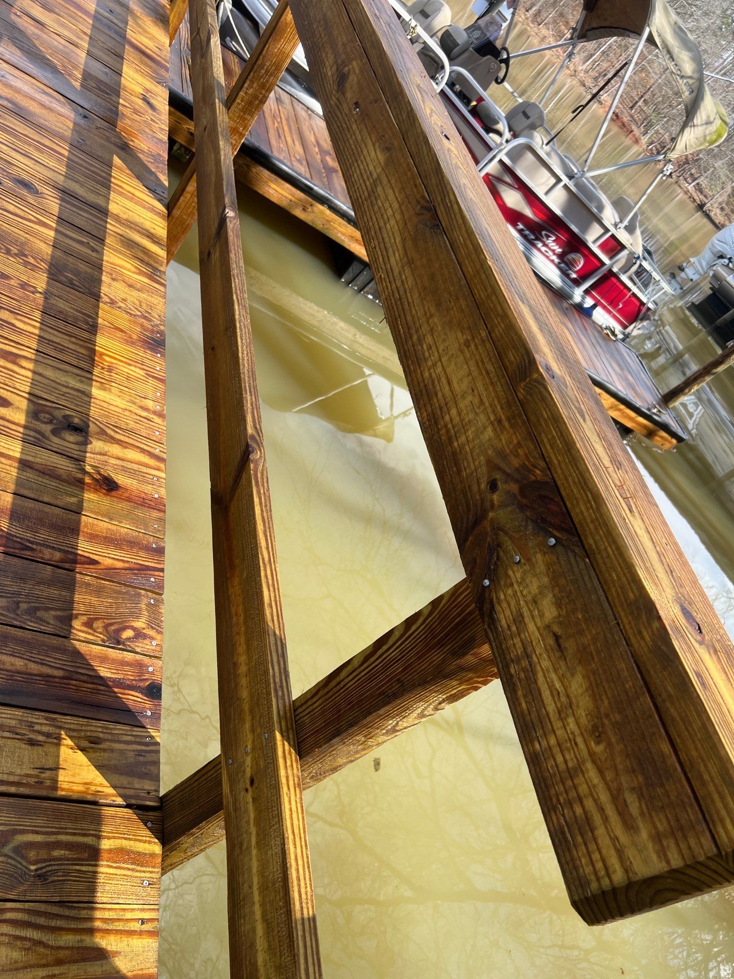 coated dock using Wood Sealant by DuraSeal