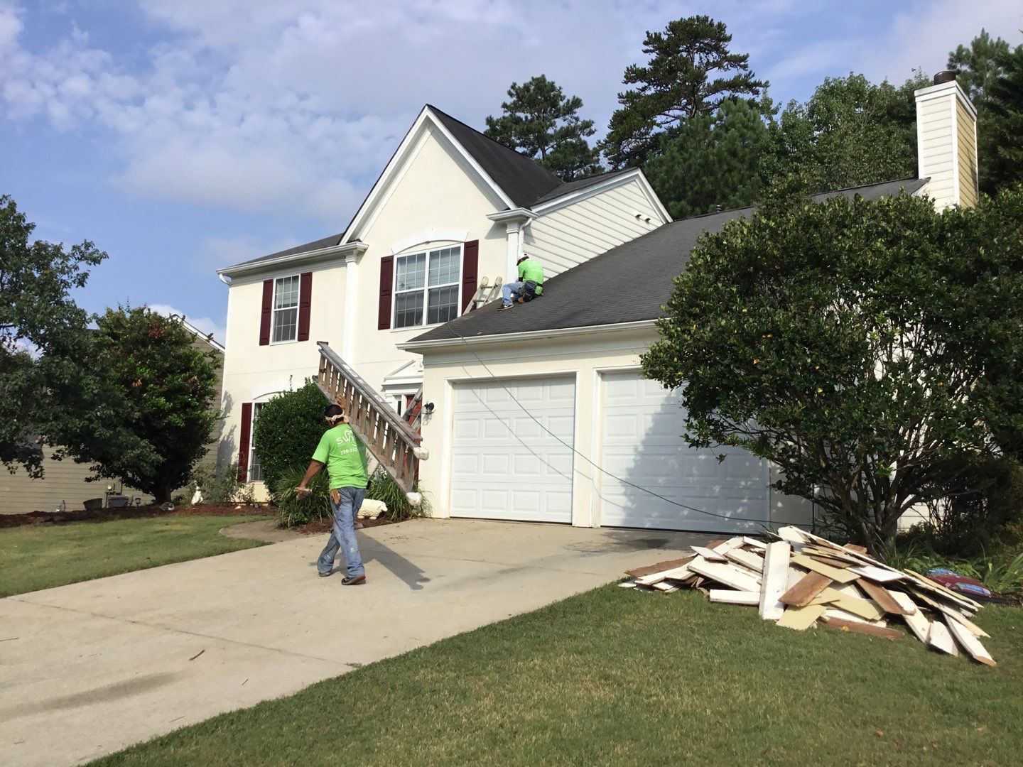 Carpentry Repairs and Exterior Painting for Suwanee Residence by Swift Home Renovations