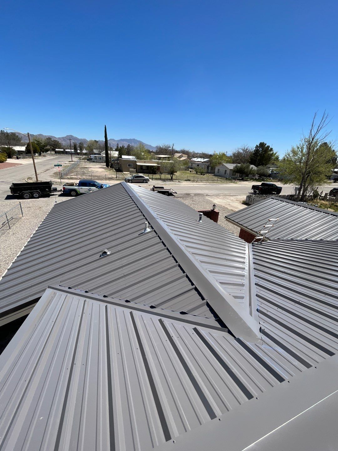 Ash Gray Exposed Fastener by Reimagine Roofing