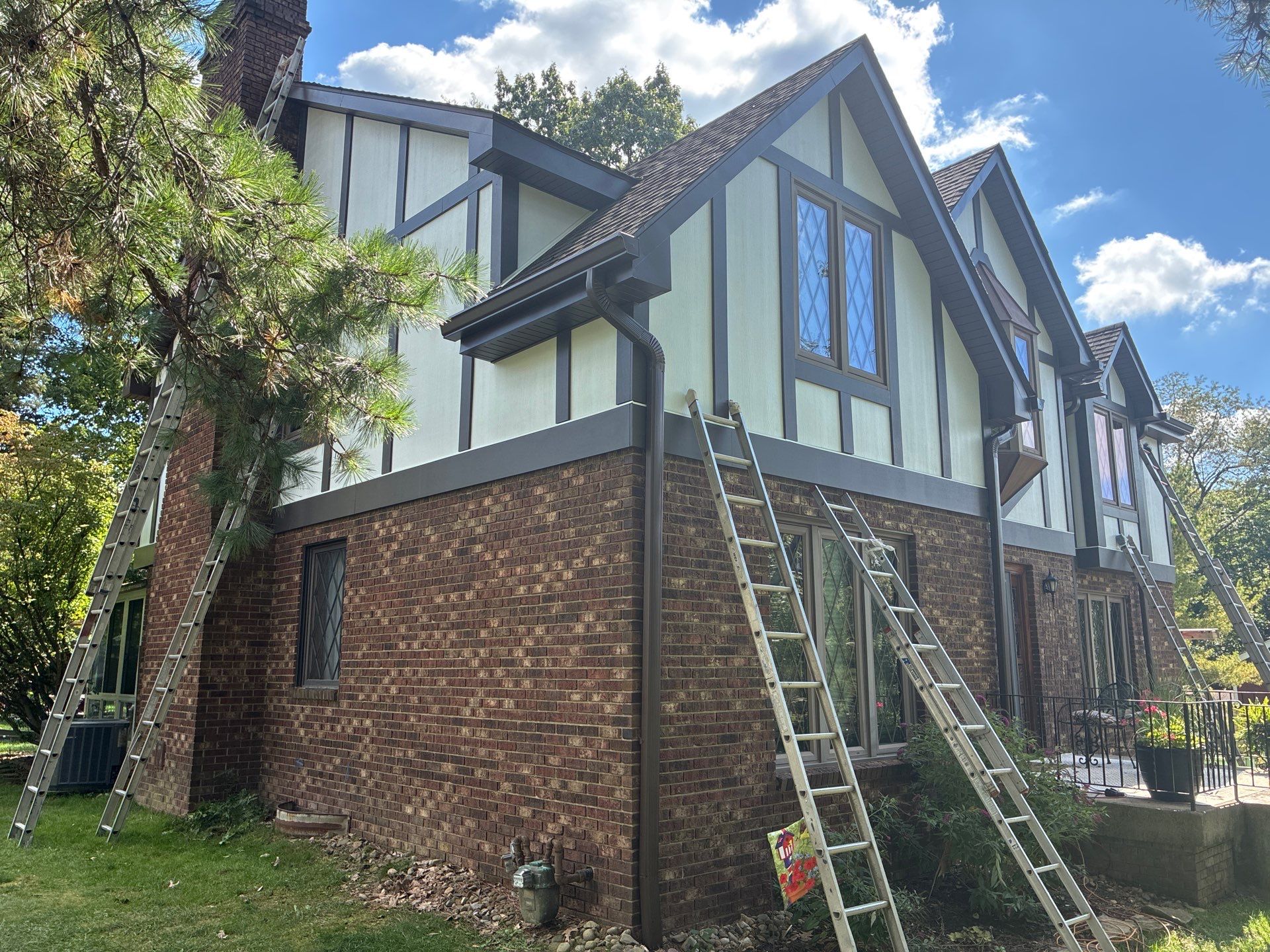 James Hardie Tudor Home Renovation by Ideal Siding Pittsburgh