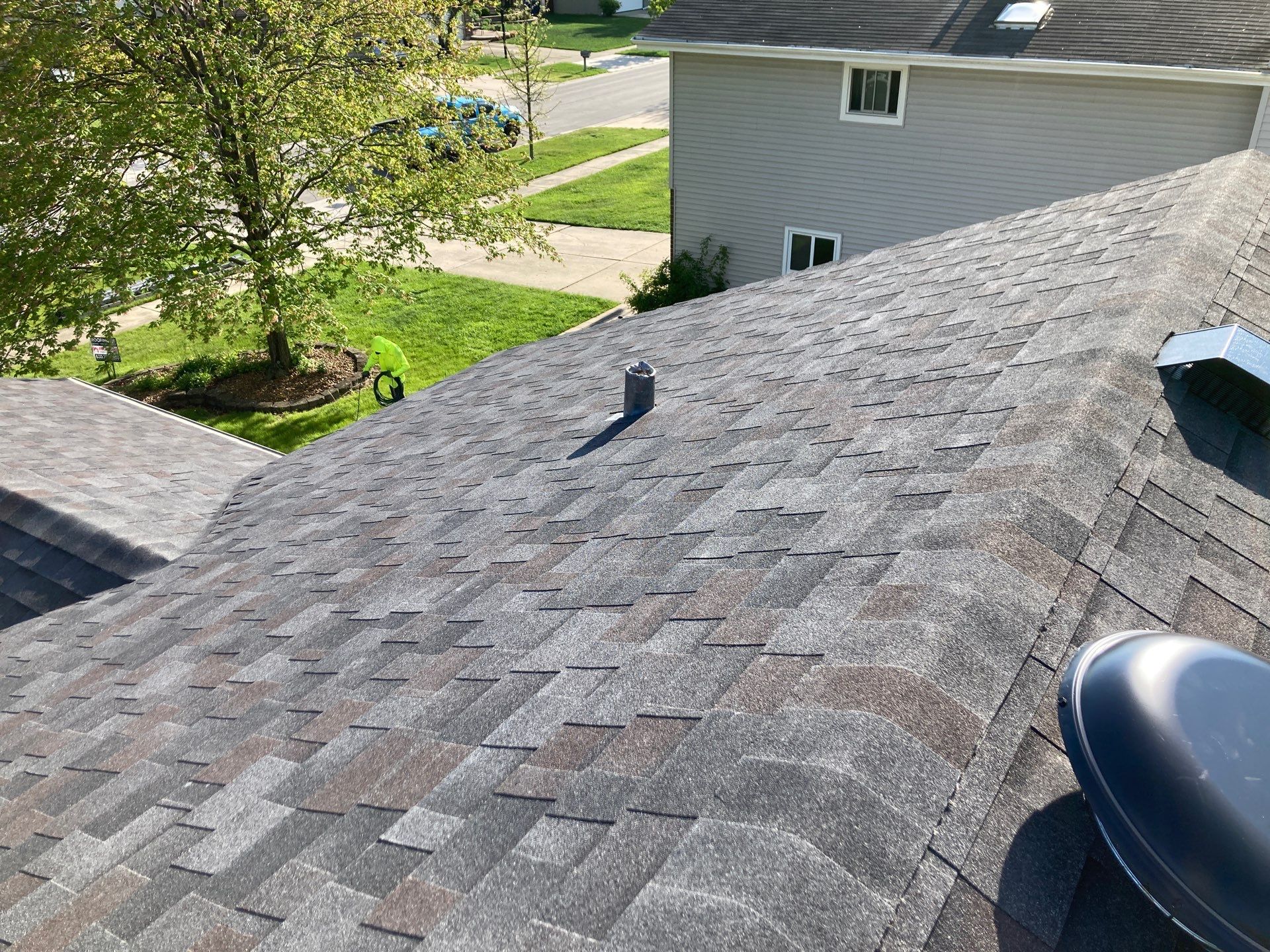 Residential Roofing Installation with Vista shingles in Wheaton by Pro Home Services Inc