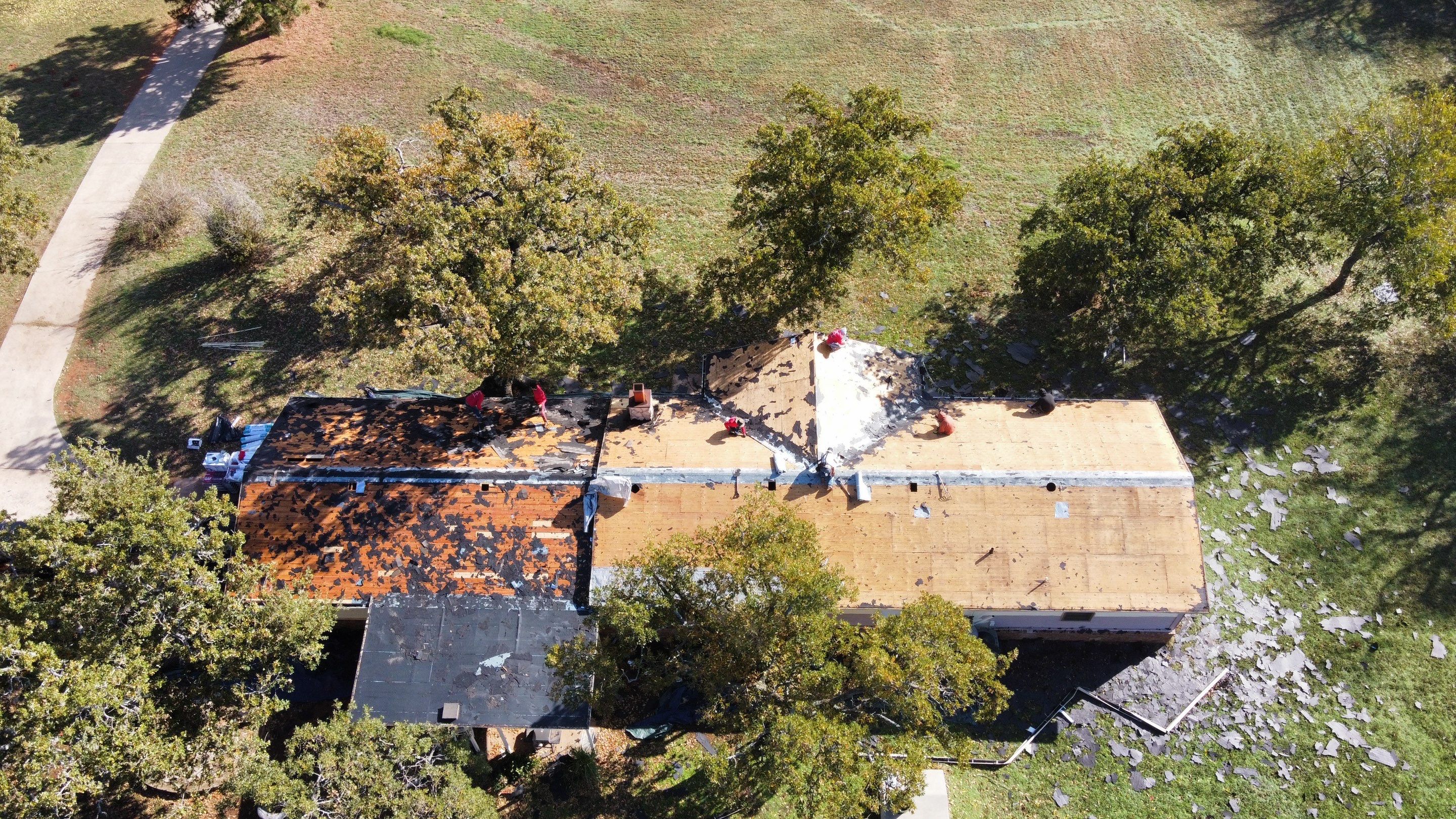 Residential Roofing Installation using GAF Natural Shadow  by A & H Roofing and Contracting