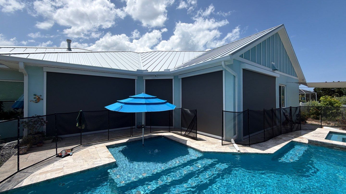 Motorized Hurricane Screens by Smart Guard Shutters