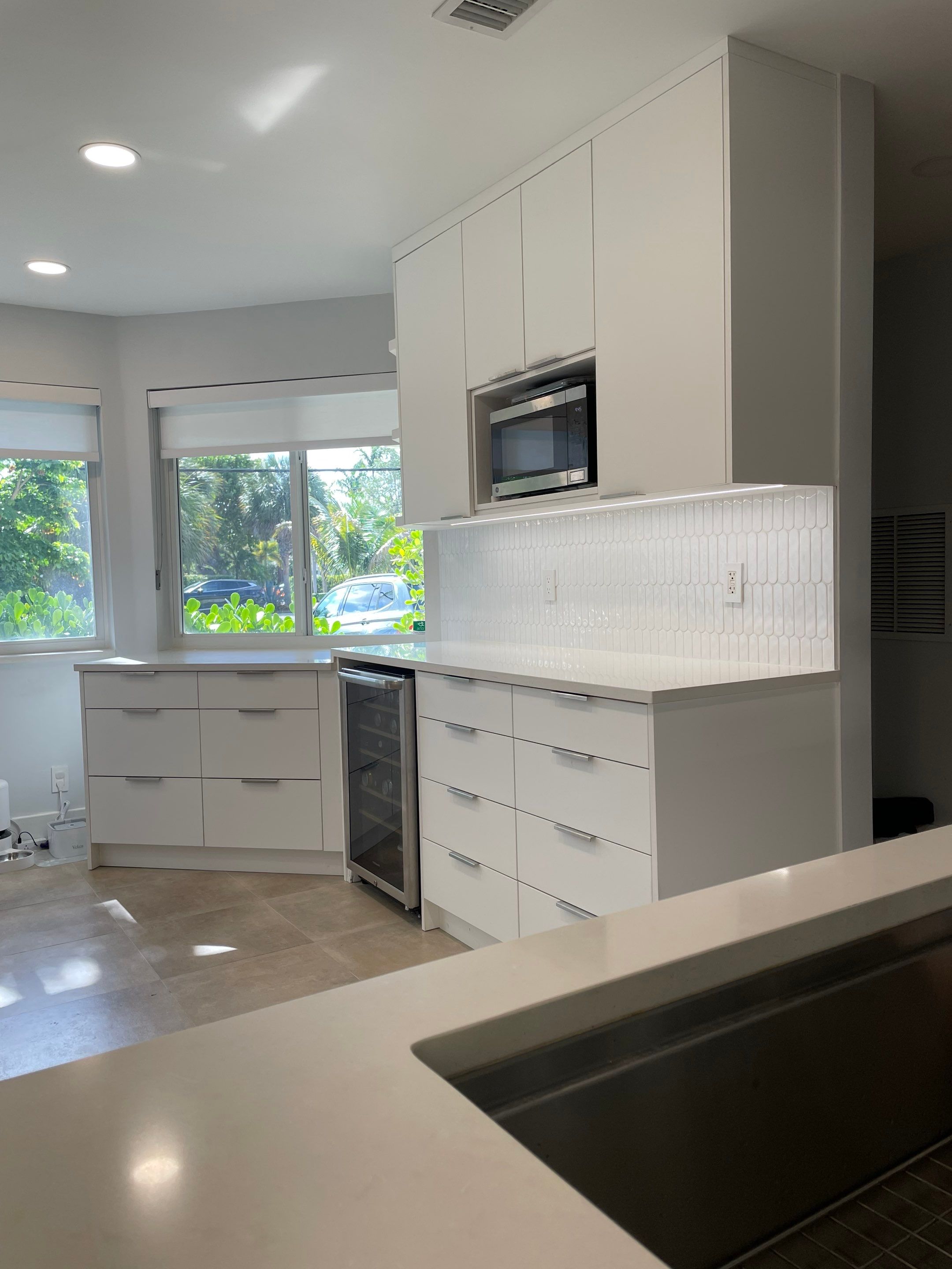 Backsplash in Victoria Park by Broward Tile Guys