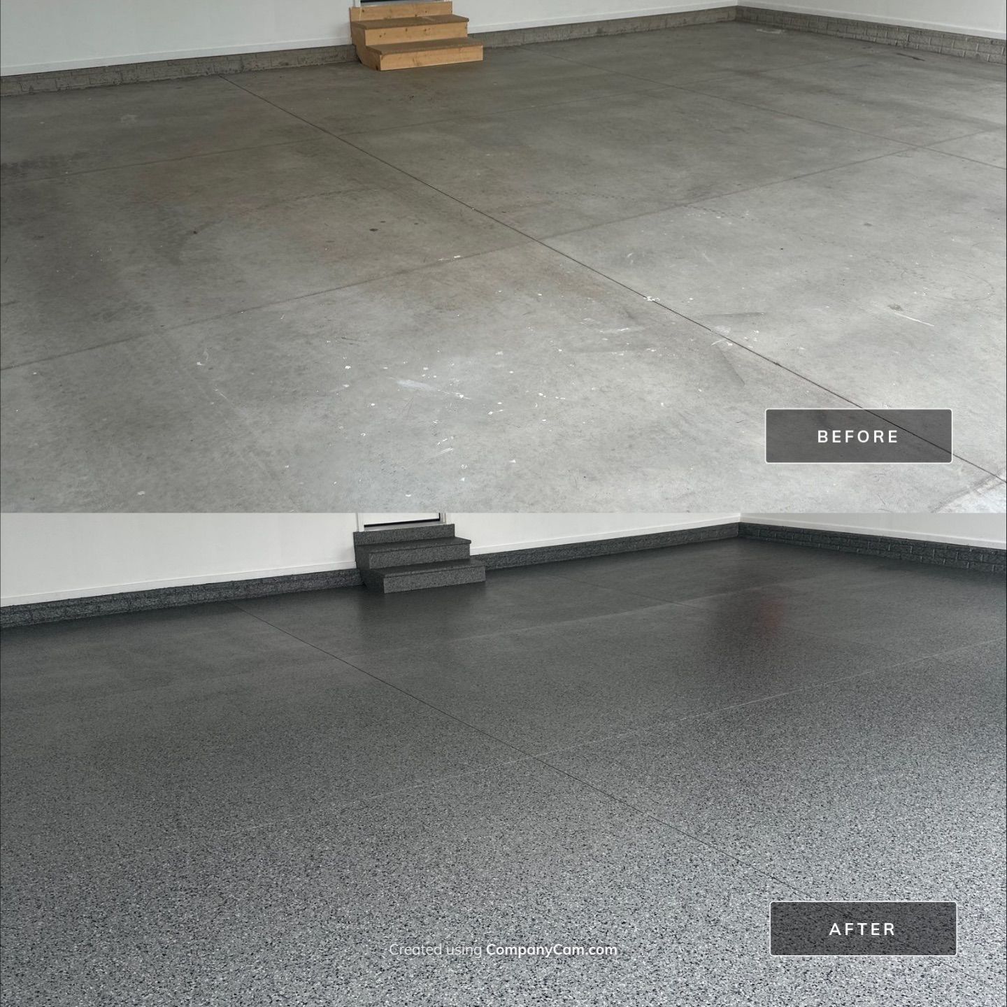 New Garage - Perfect Timing Before 🏈 Season! by Revival Concrete Coatings
