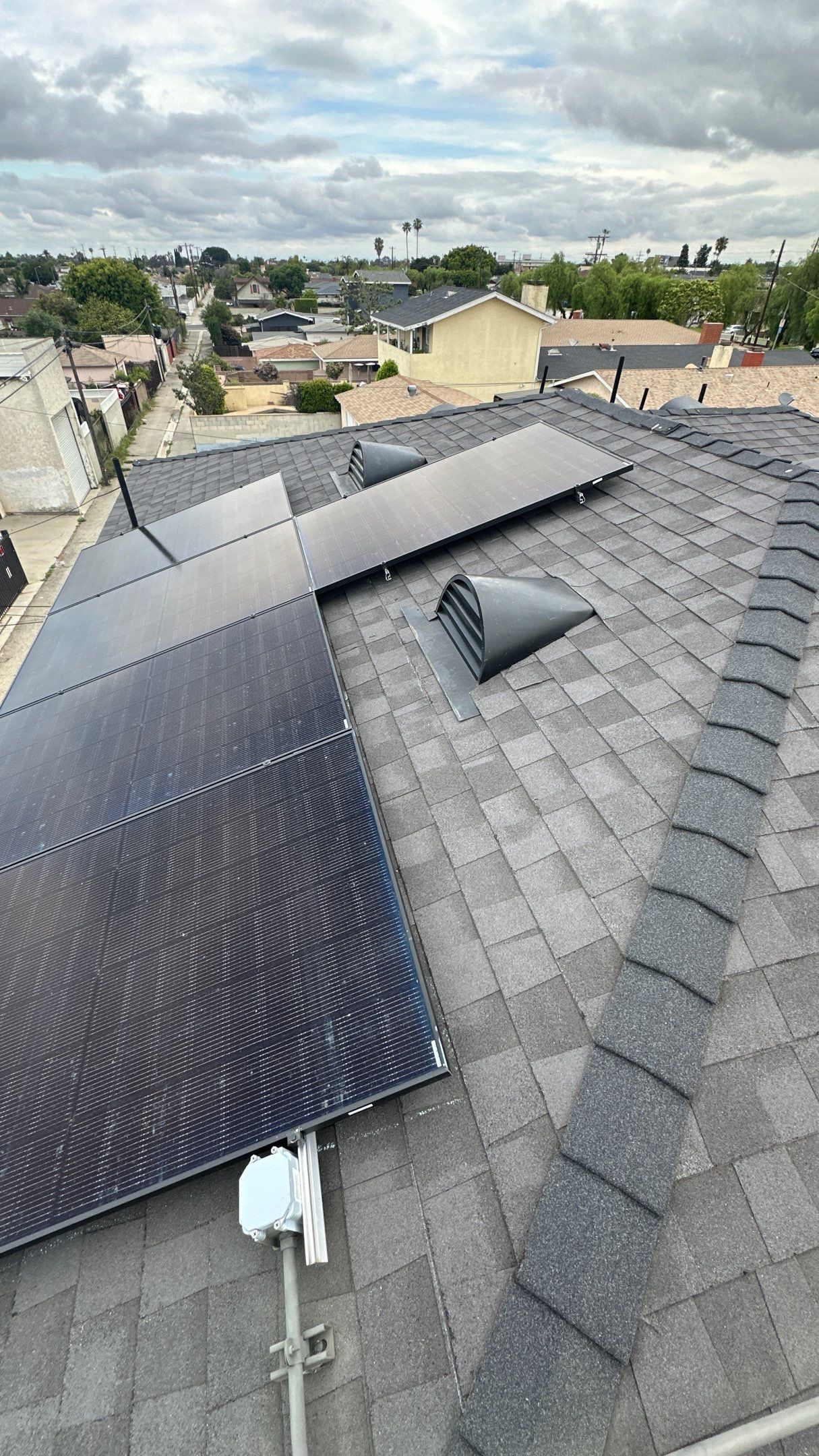 Residential Solar Panel Installation and Electrical Service Upgrade in Los Angeles by AWS Solar